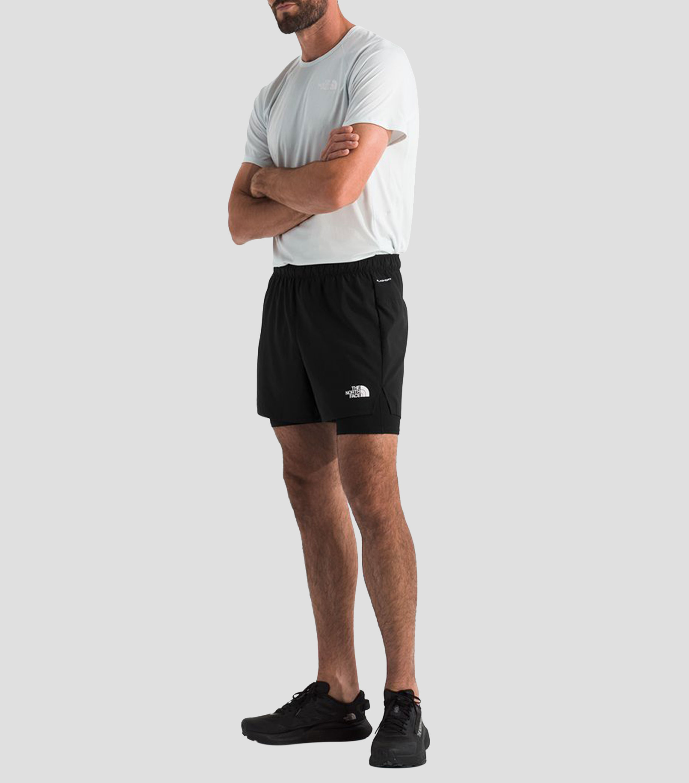 Short para entrenamiento Lightbright liso Hombre