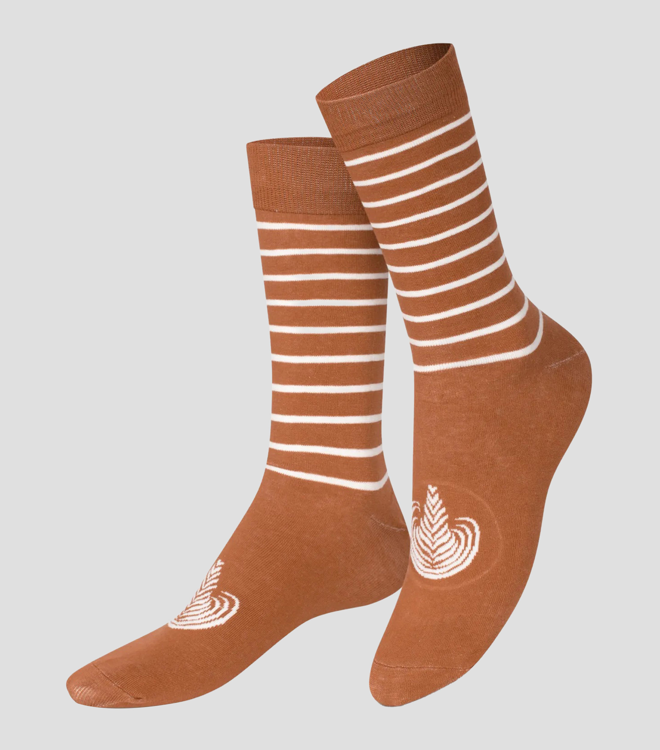 Calcetín estampado Caffè Latte Unisex