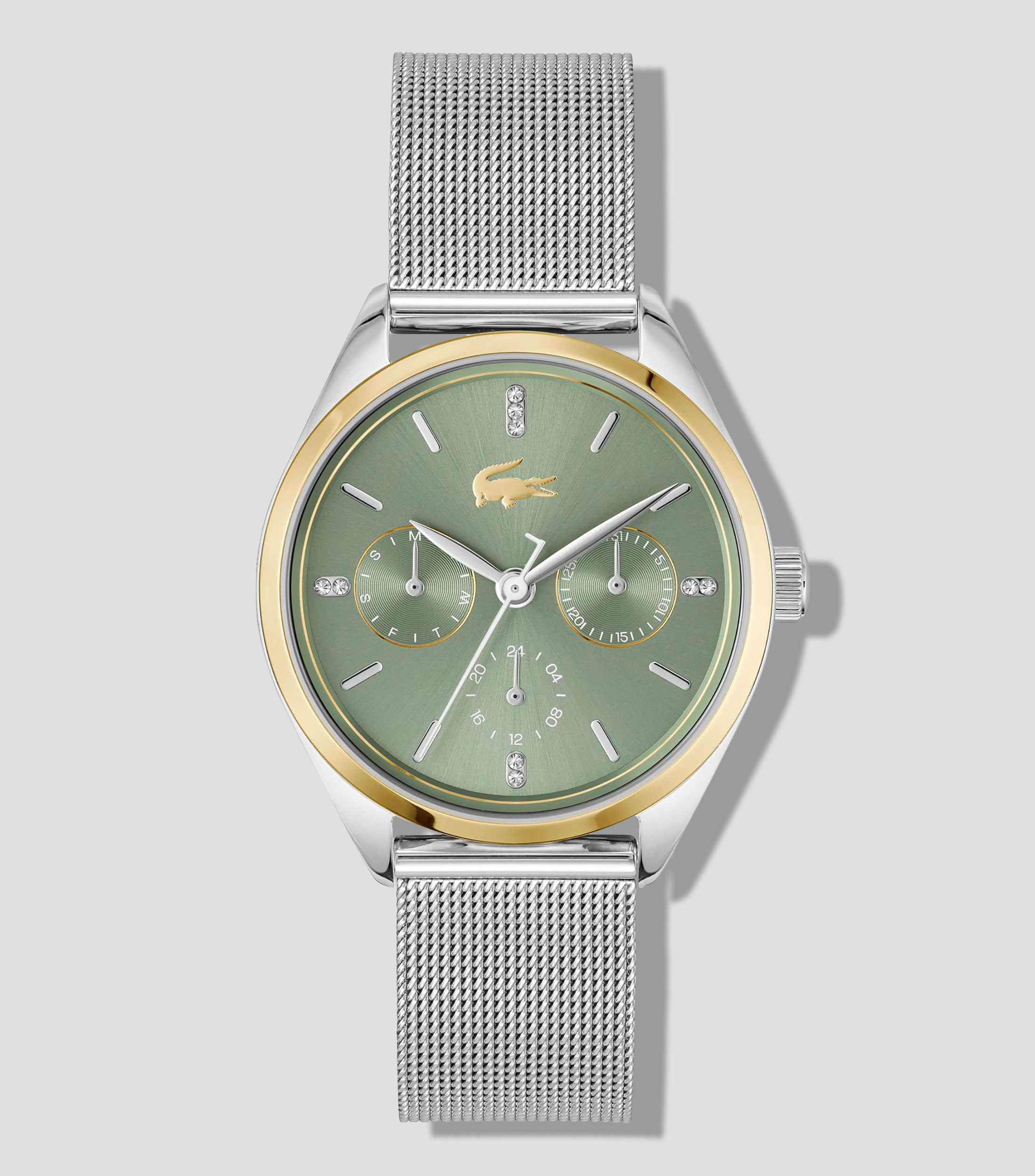 Reloj para Mujer Atena Casual Verde, Dorado