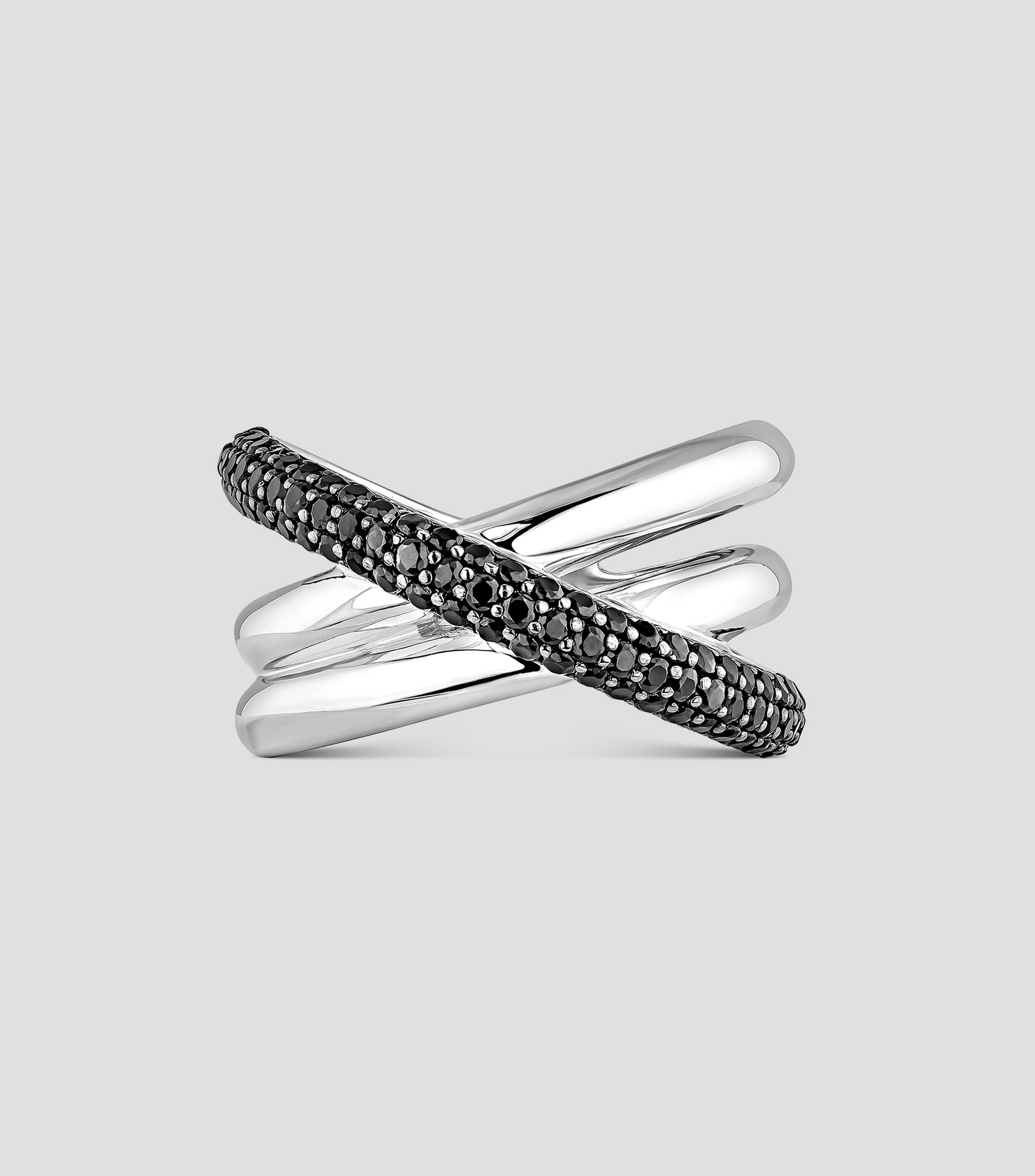 Anillo en Plata con Espinelas Talla 13 Mujer