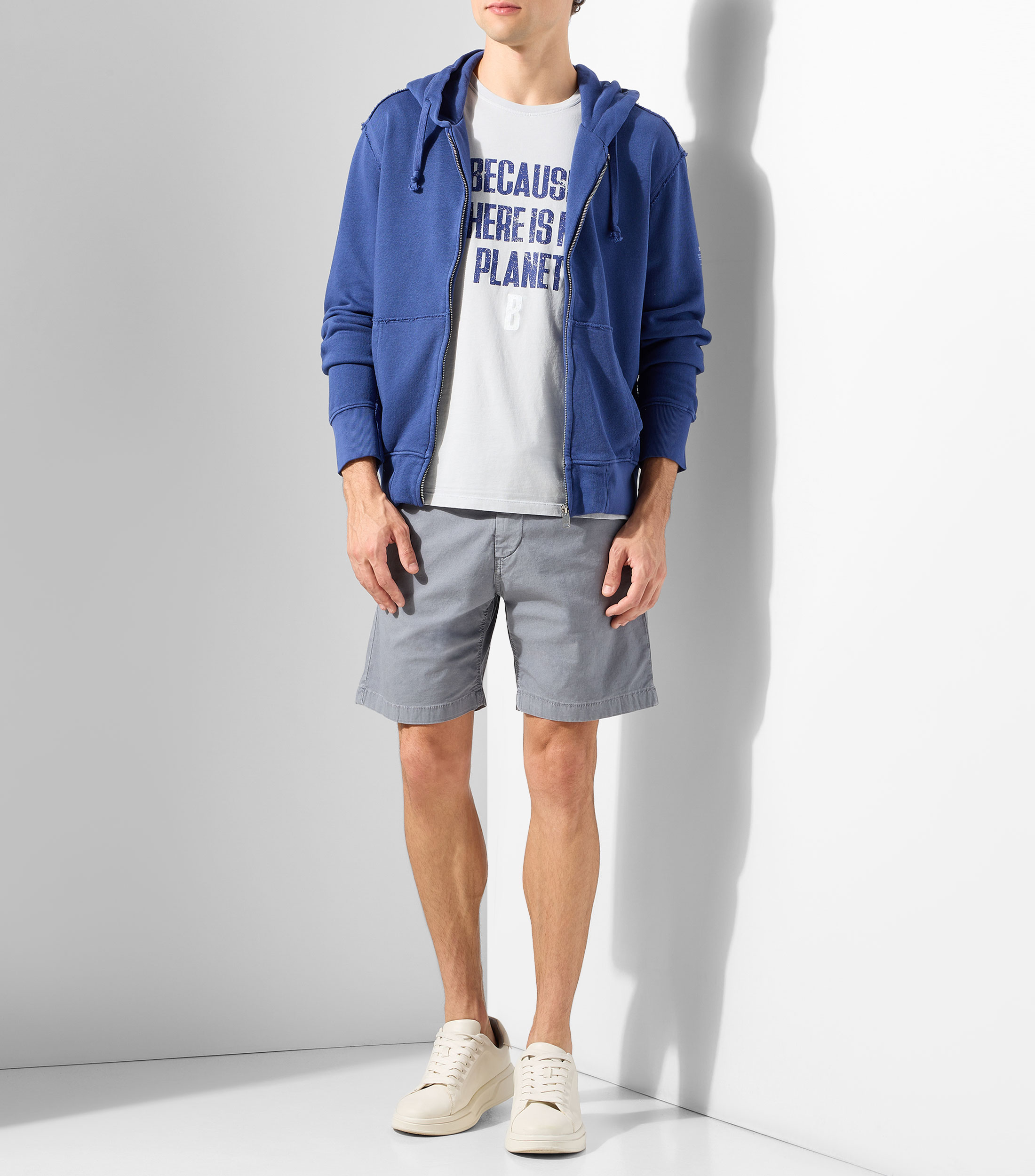 Playera cuello redondo manga corta estampada Hombre