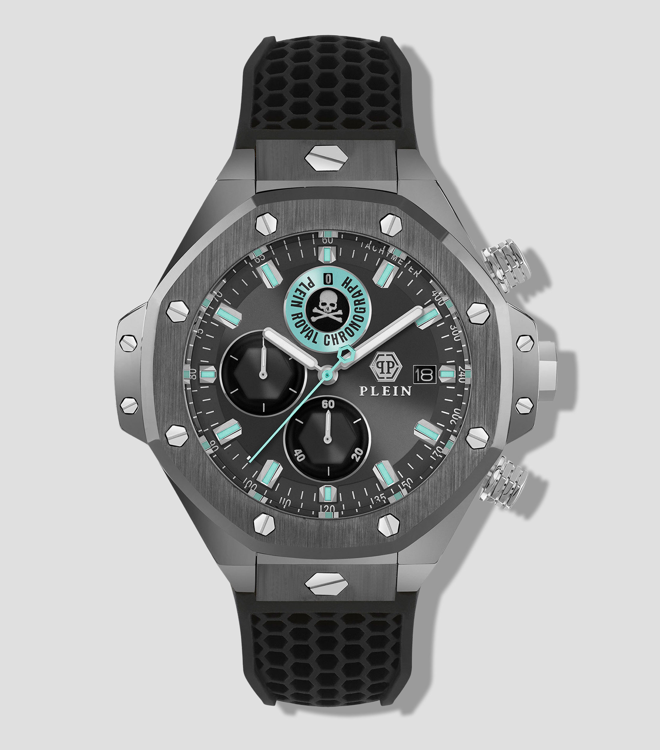 Reloj para Hombre Chrono Royal Casual Negro, Gris