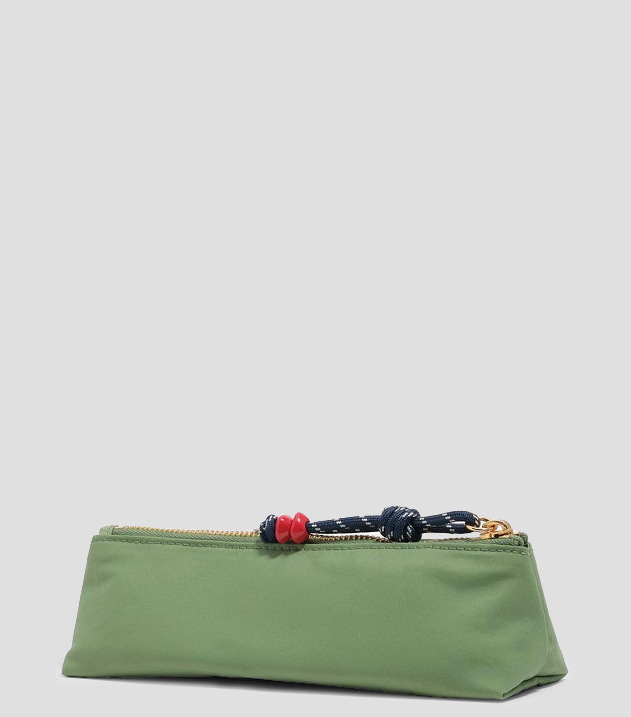 Estuche nylon verde Mujer