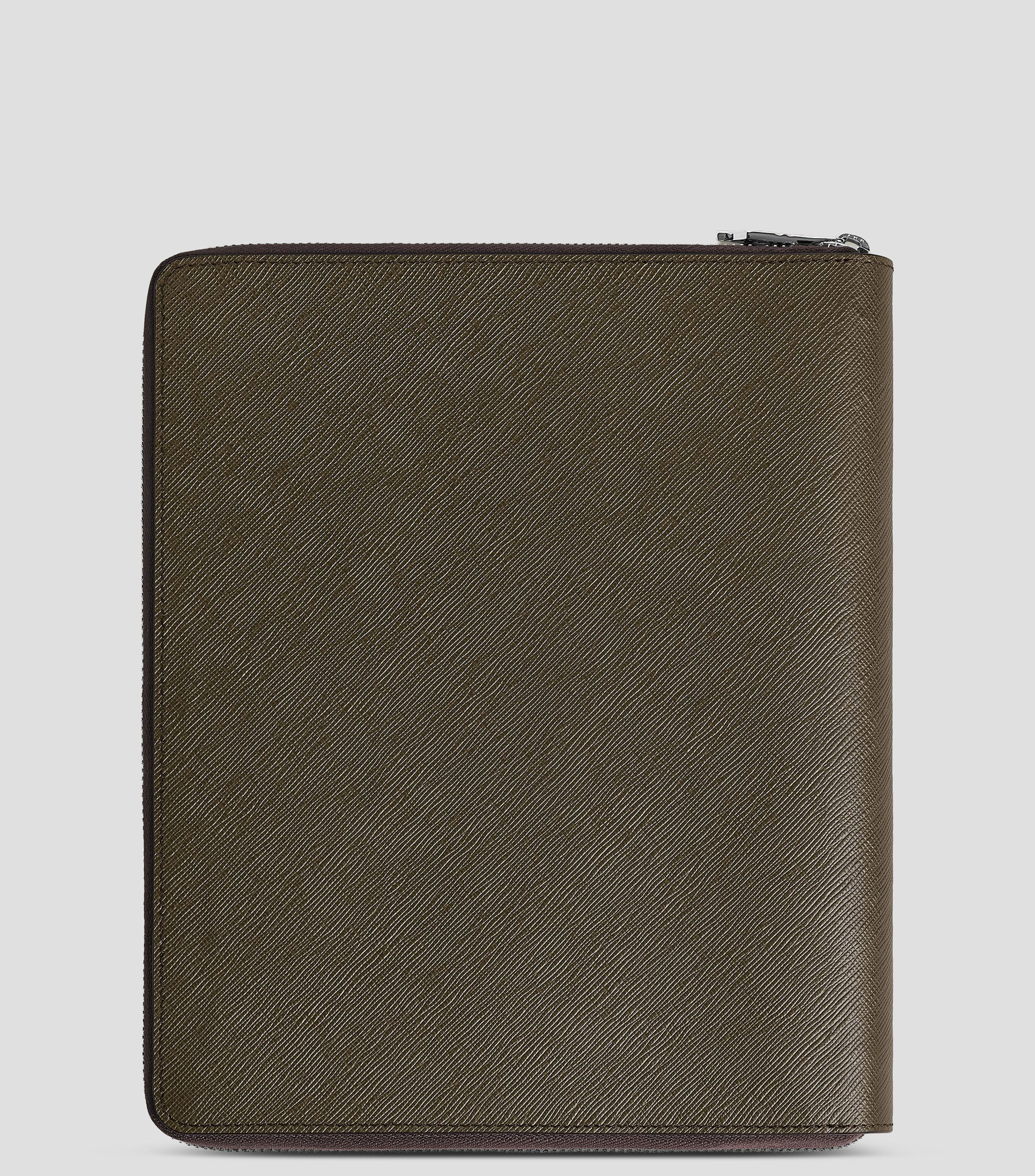 Funda para cuaderno small con cremallera en piel Sartorial
