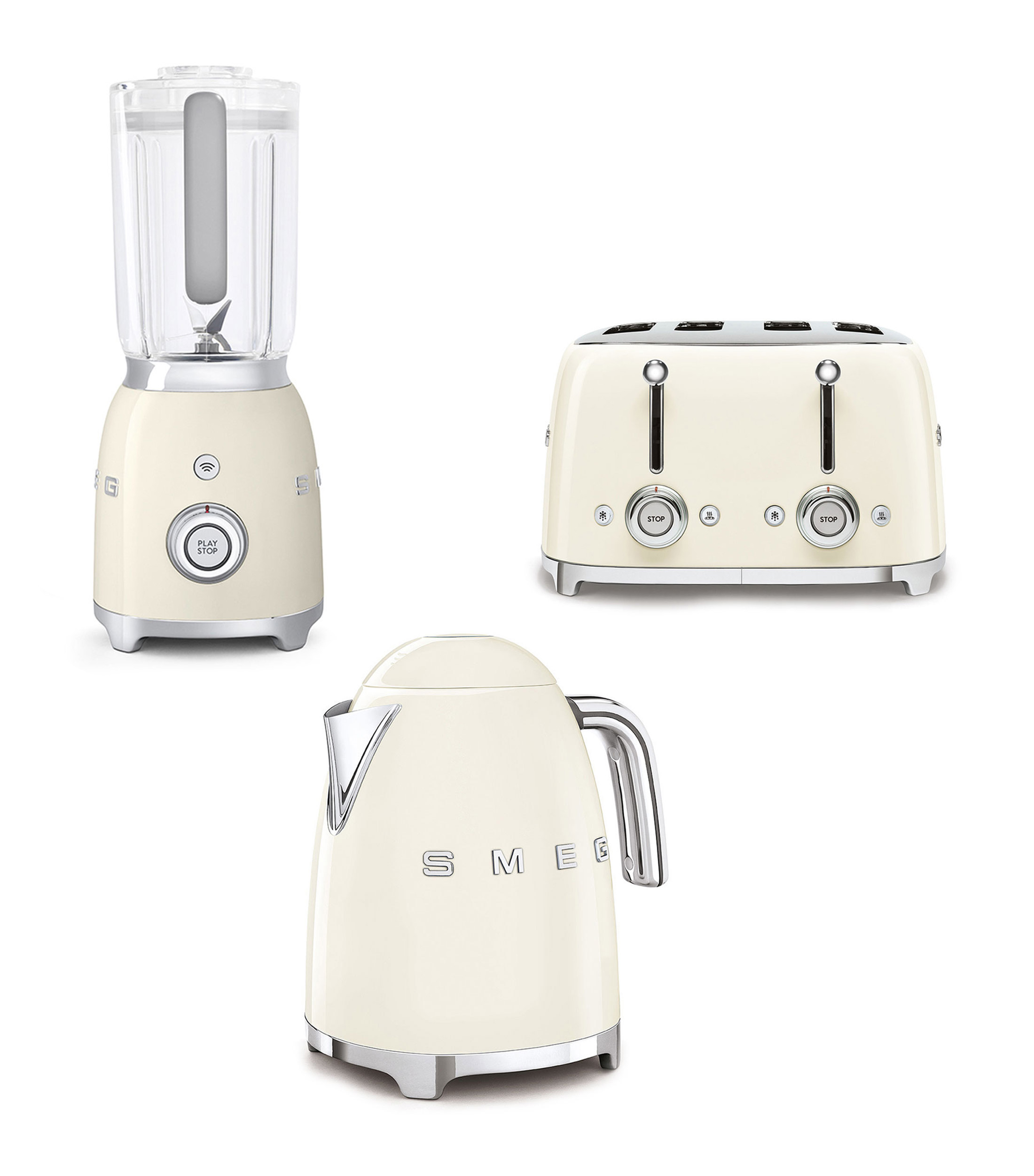 Smeg Combo Set de Cocina Crema El Palacio de Hierro