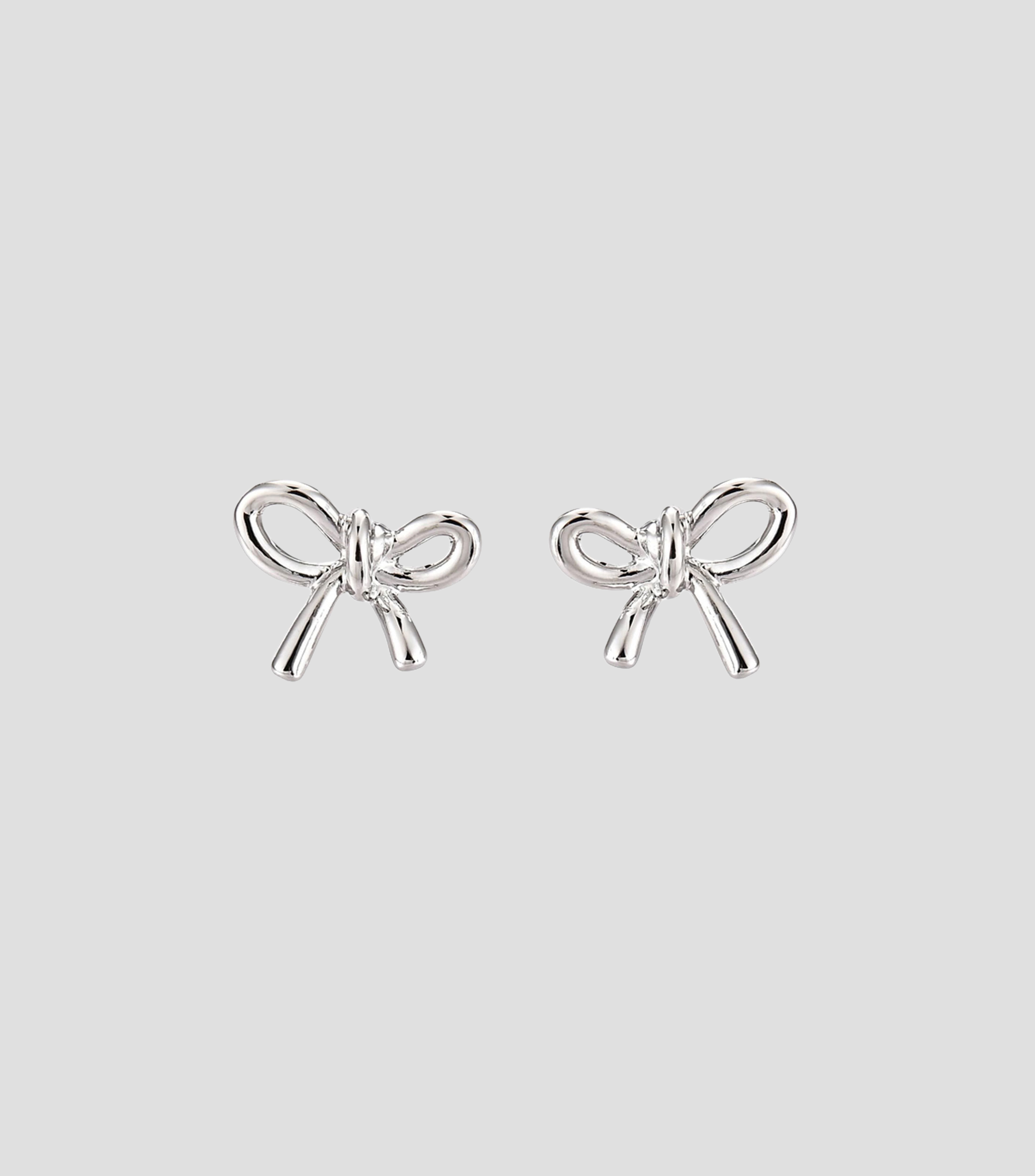 Aretes en forma de moño Mujer