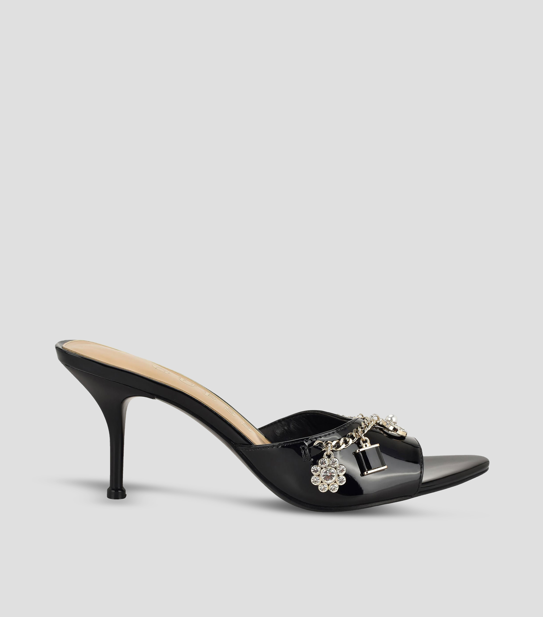 Sandalias con tacón alto de aguja Mujer