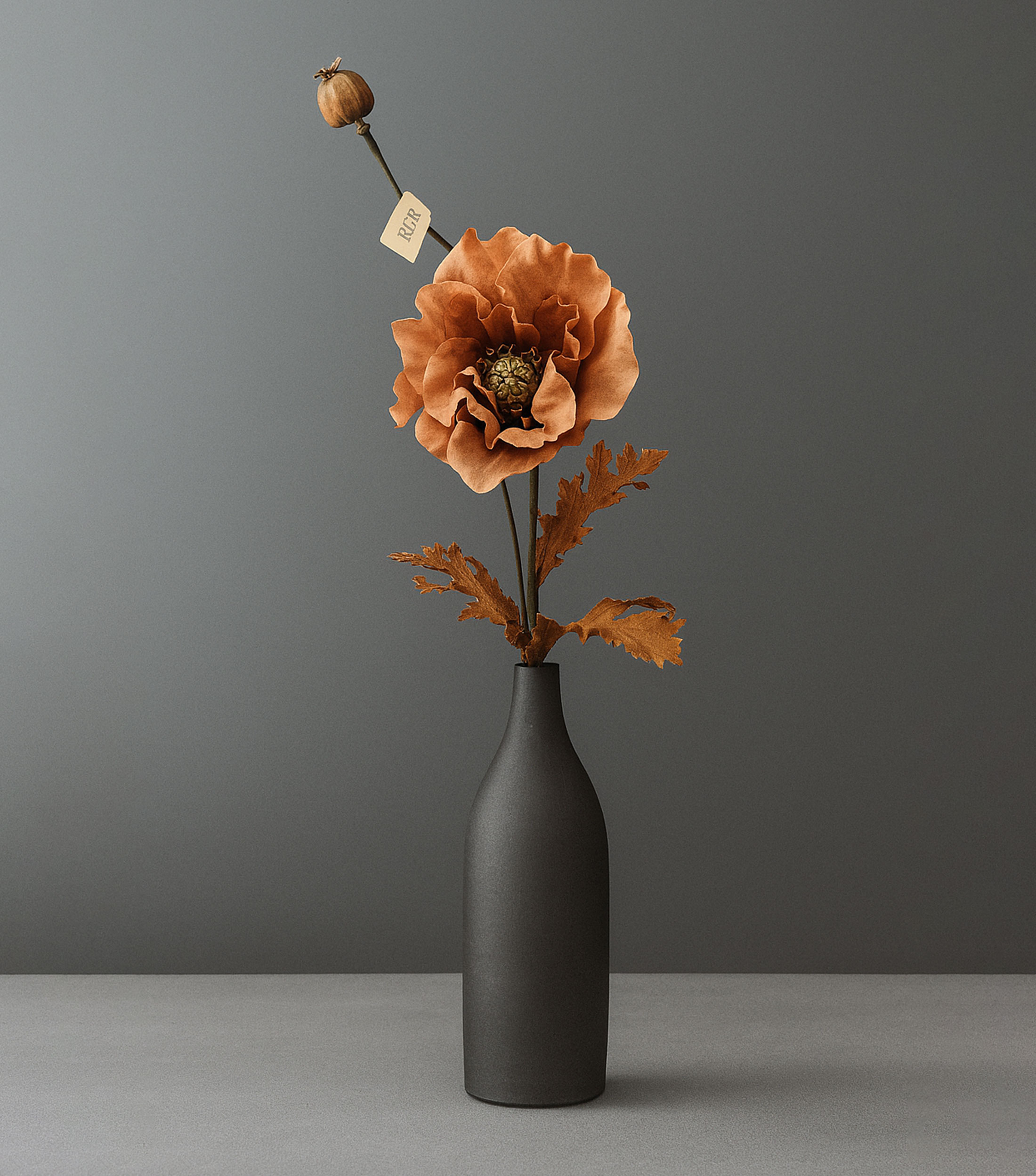 Flor Amapola decorativa, artificial