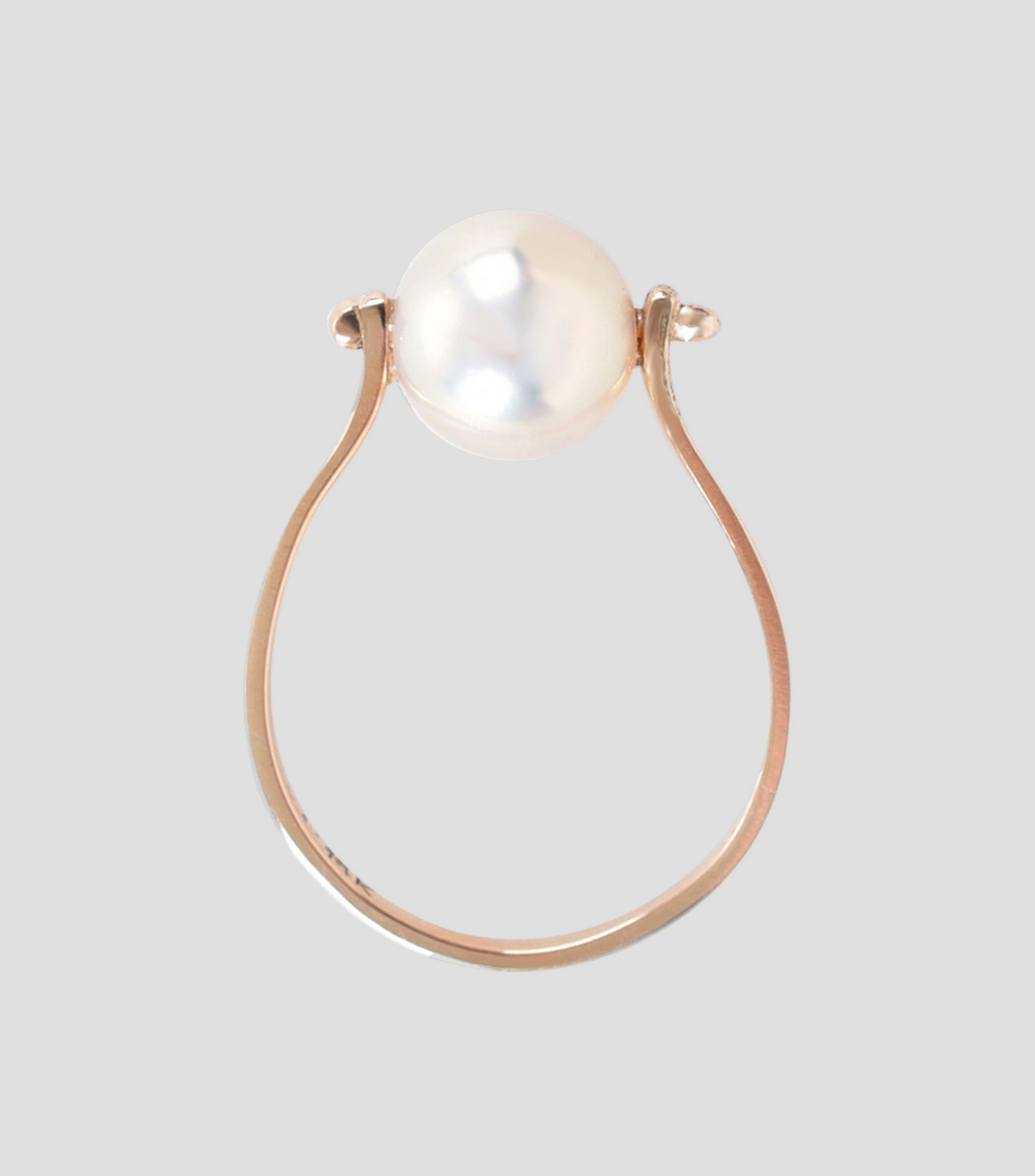 Anillo con Perla Rosa Mujer