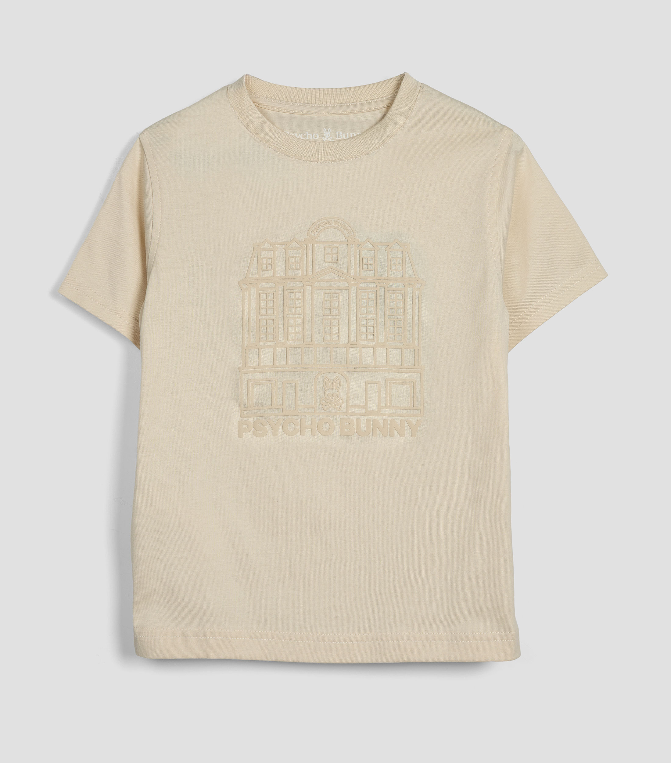 Playera cuello redondo manga corta con estampado Niño