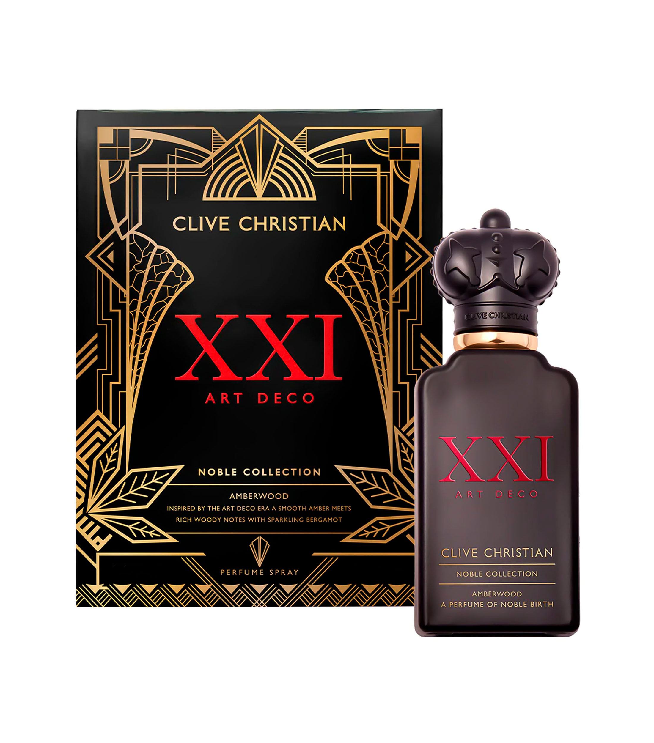 Perfume XXI Art Deco Amberwood The Noble Collection, Perfume Spray 50 ml Unisex