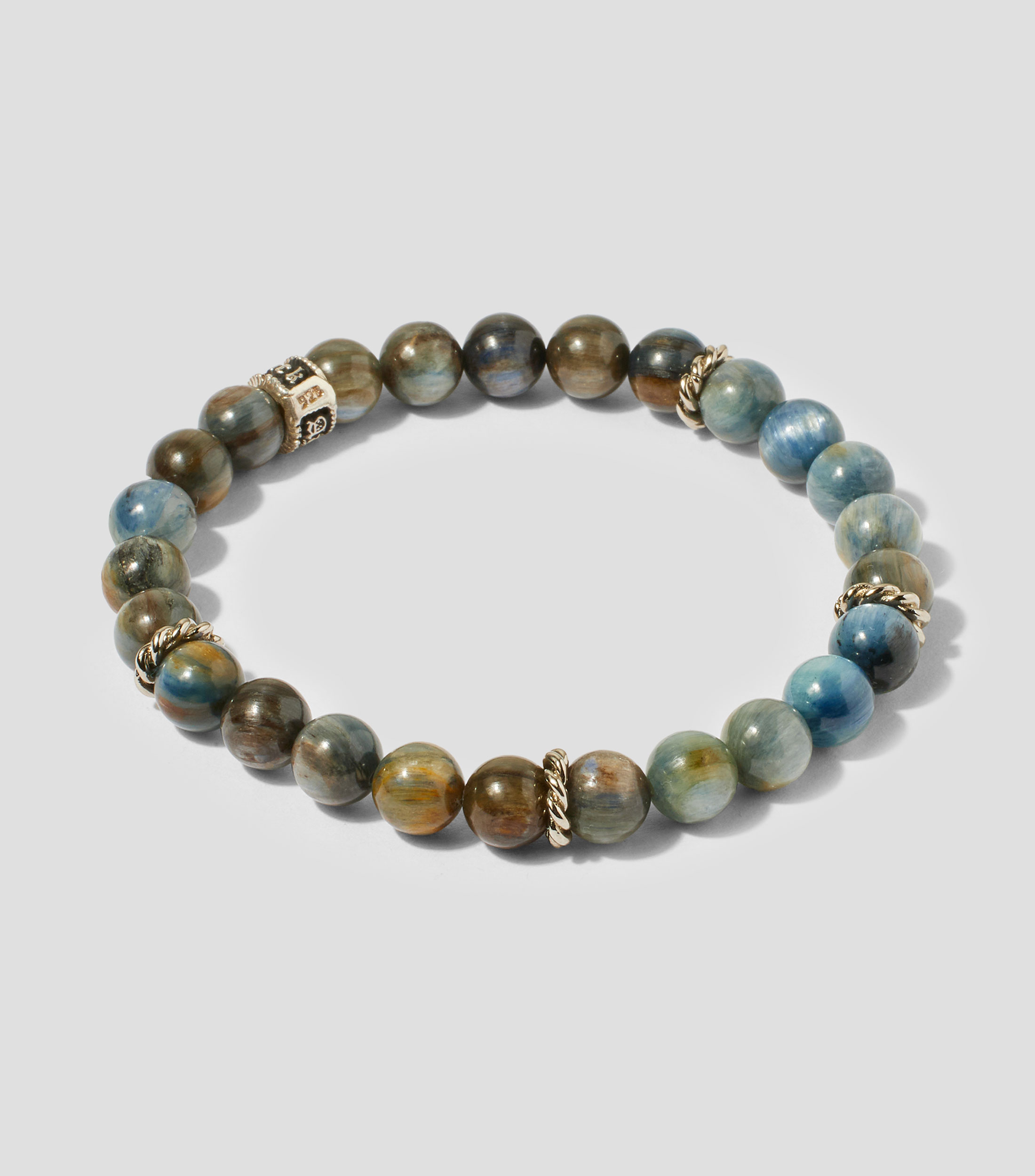 Pulsera con piedra cianita Hombre