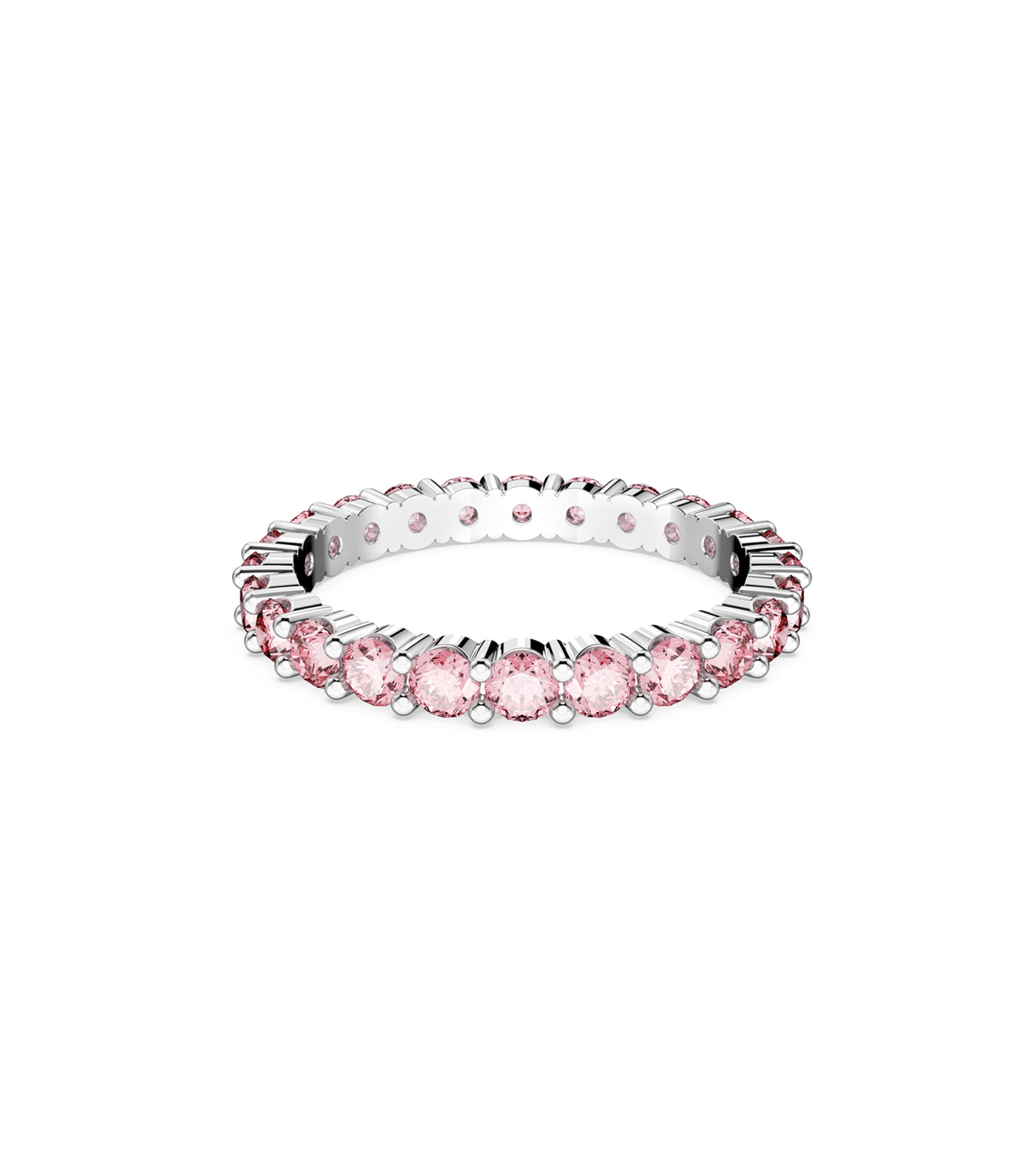Anillo con incrustaciones de zirconia Mujer