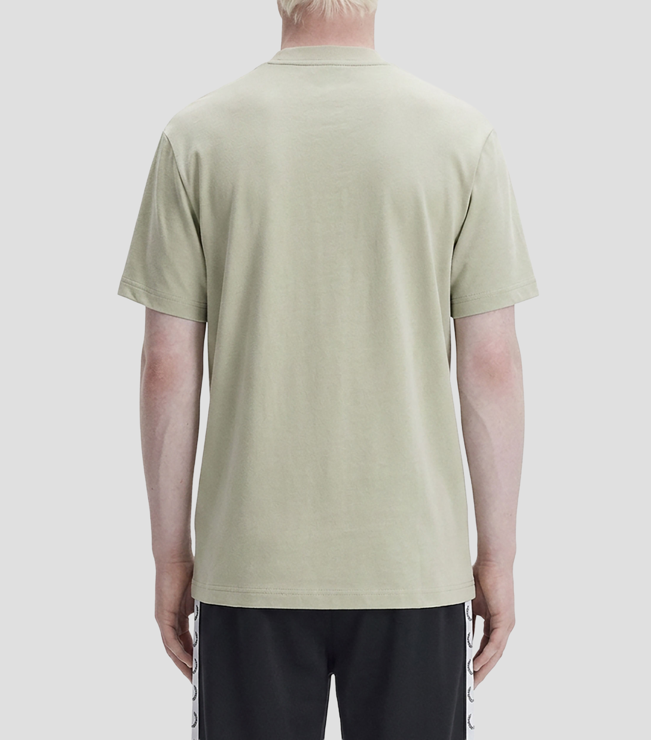Playera cuello redondo manga corta lisa Hombre