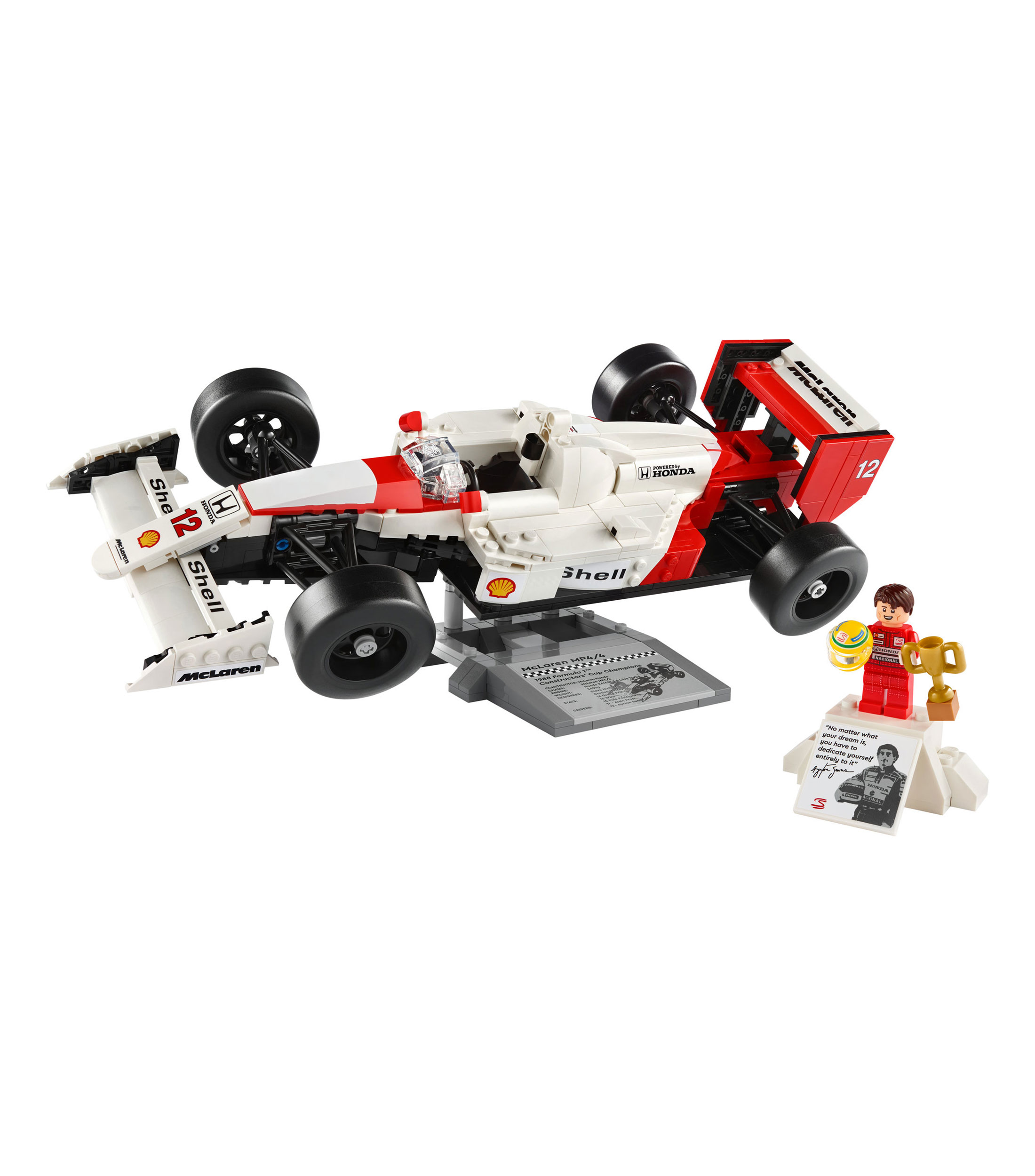 Lego Icons McLaren MP4 4 y Ayrton 10330