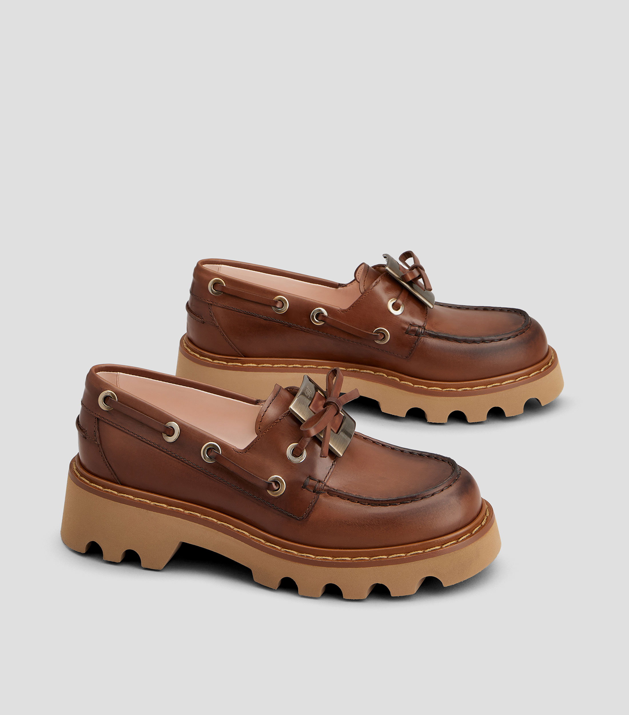 Zapatos casuales Náuticos Viv' Rangers Truck en piel Mujer