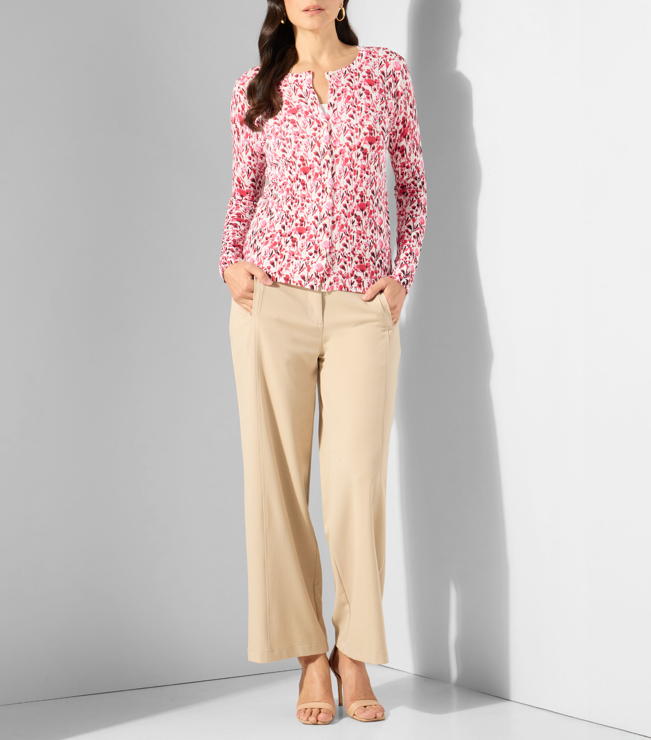 Cárdigan estampado Mujer