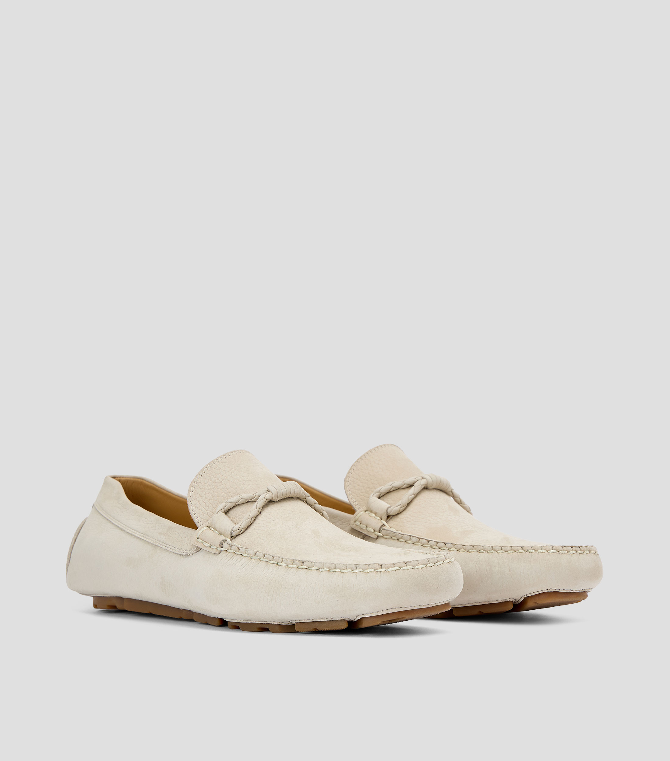 Mocasines en piel Hombre
