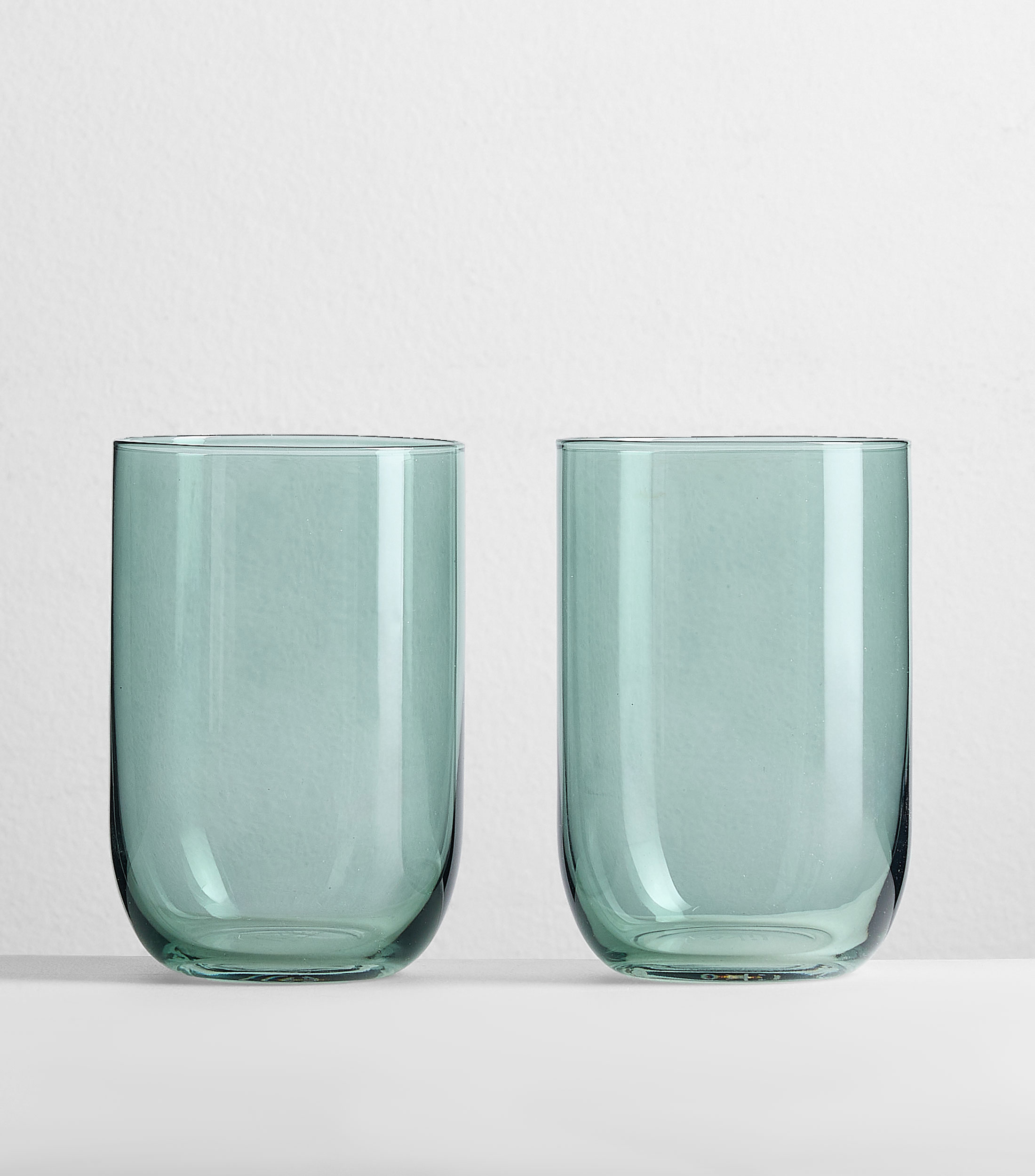 Set de 2 vasos altos en cristal