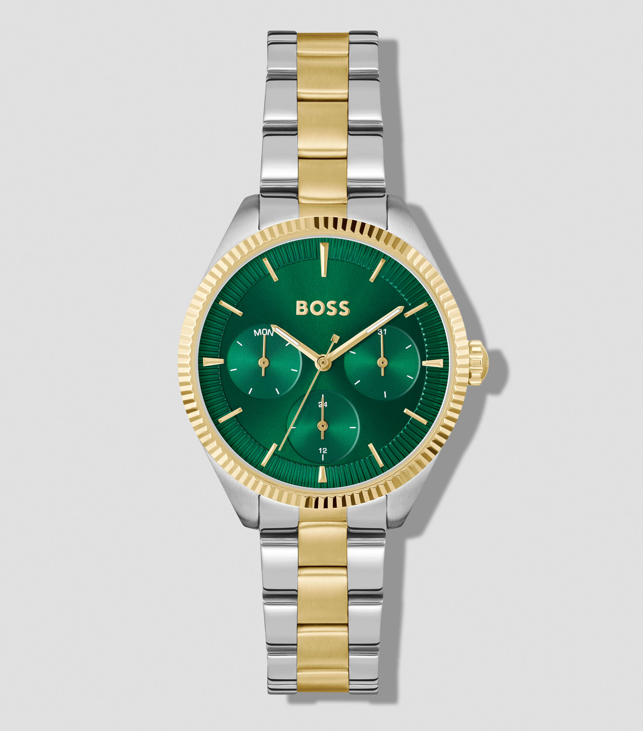 Reloj para mujer Boss Sage Deportivo, Plateado, Dorado
