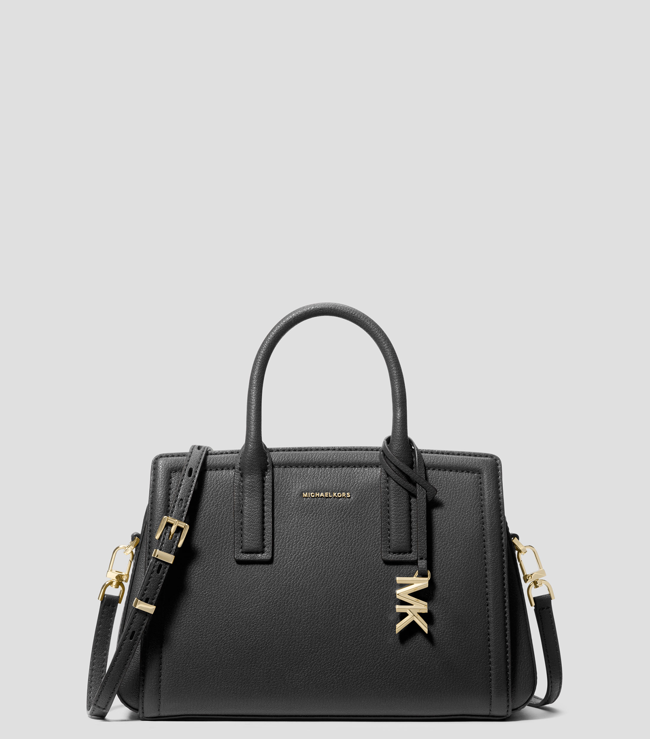 Bolsa Satchel lisa en piel Mujer