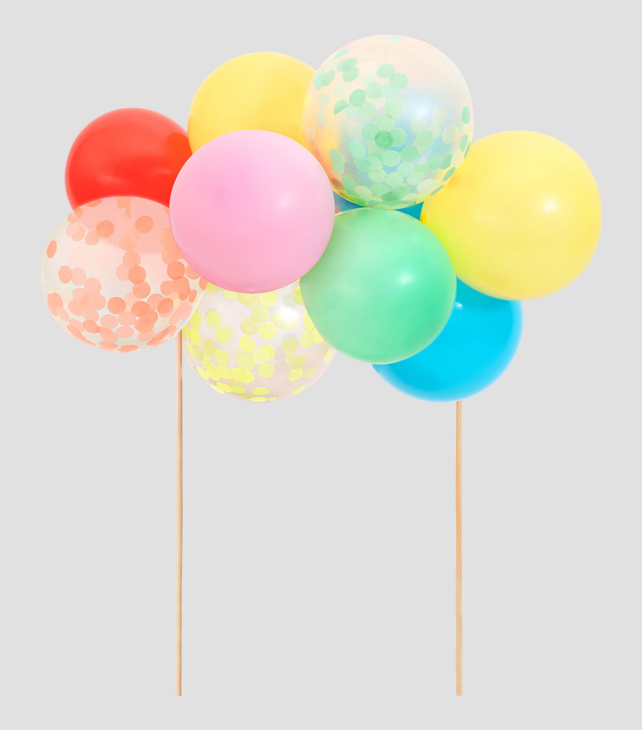 Globos para Pastel de Cumpleaños