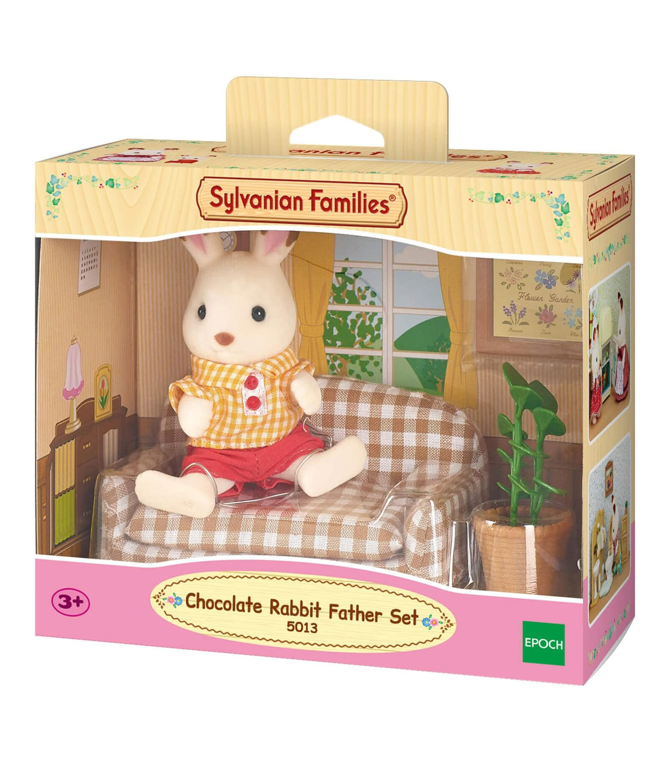 Set de Sofa Frasier Conejo Chocolate