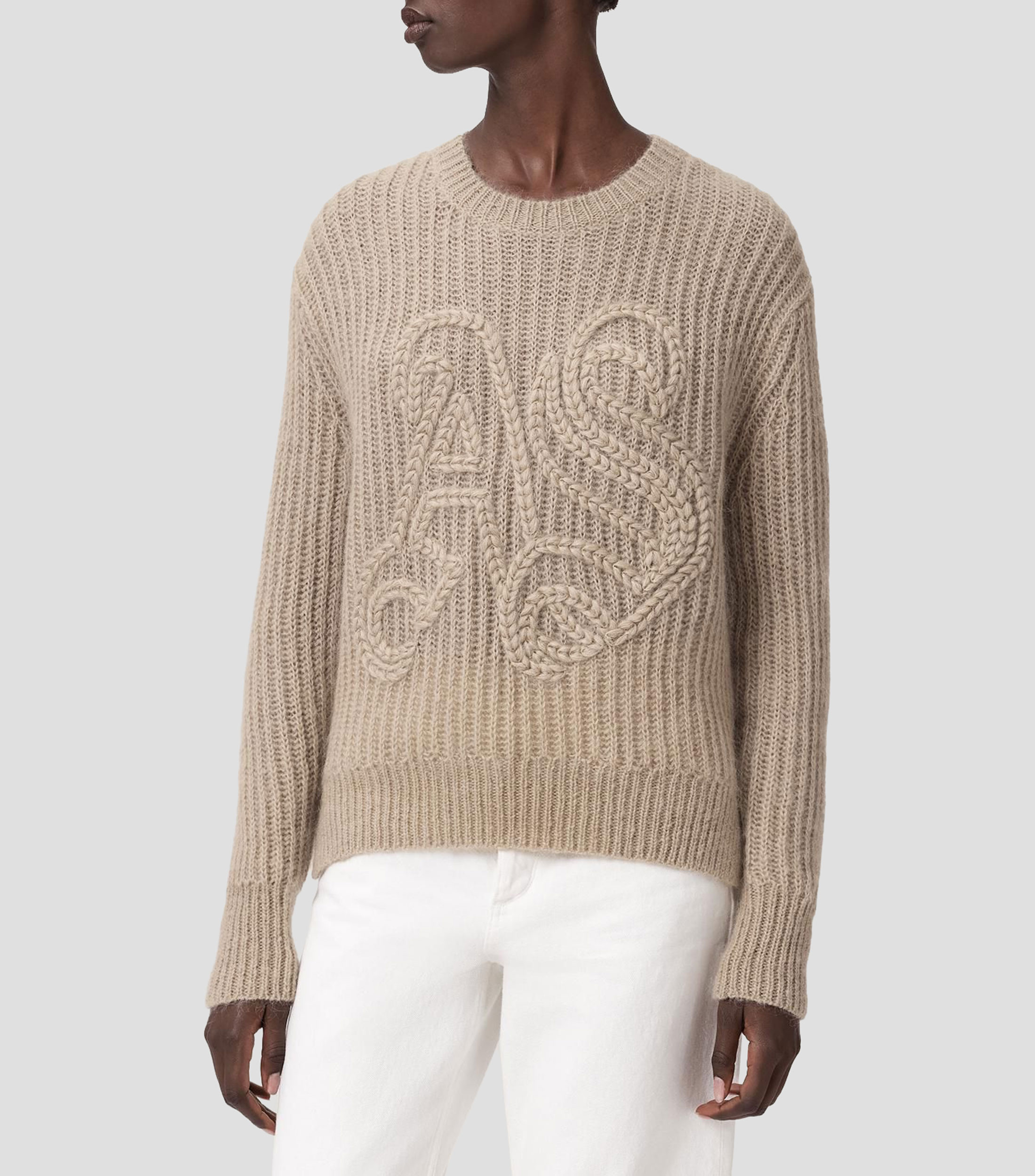 Suéter cuello redondo Mujer