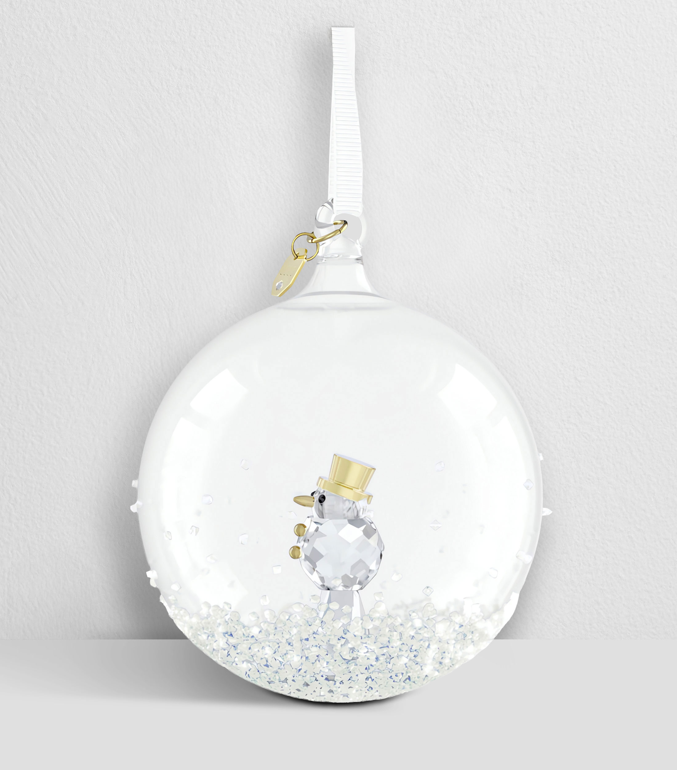 Esfera decorativa navideña Annual Edition 2026 en cristal