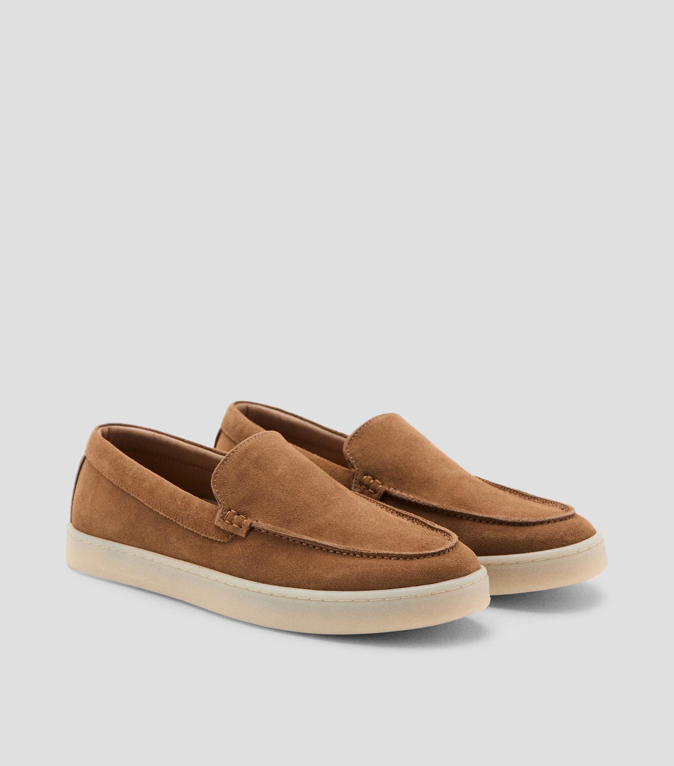 Zapatos casuales en piel lisos Hombre