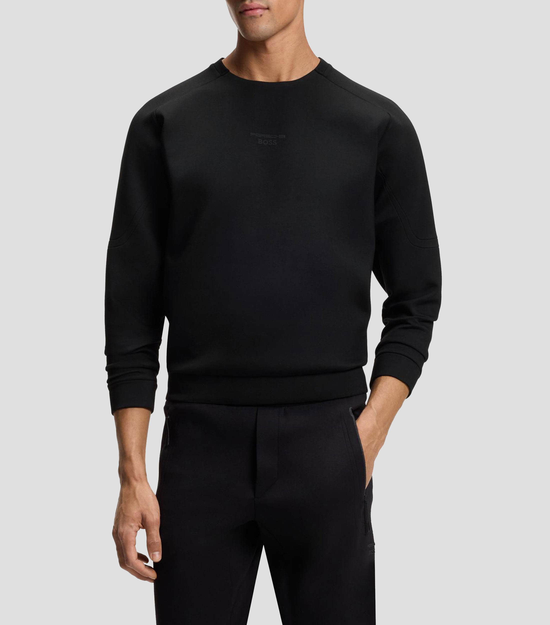 Sudadera Porsche x Boss con logo reflectante Hombre