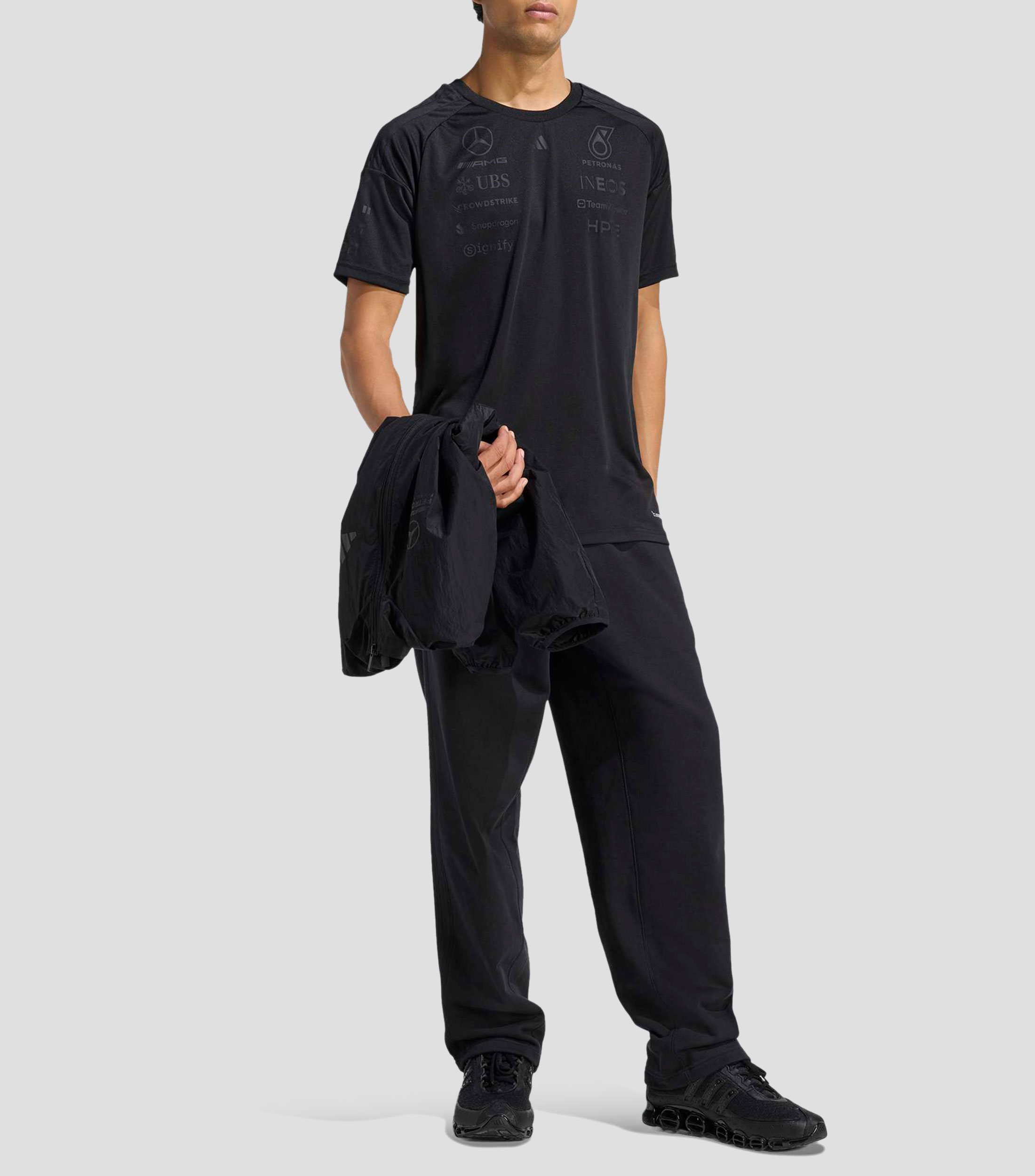 Playera deportiva Fórmula 1 Mercedes-AMG Petronas estampada Hombre