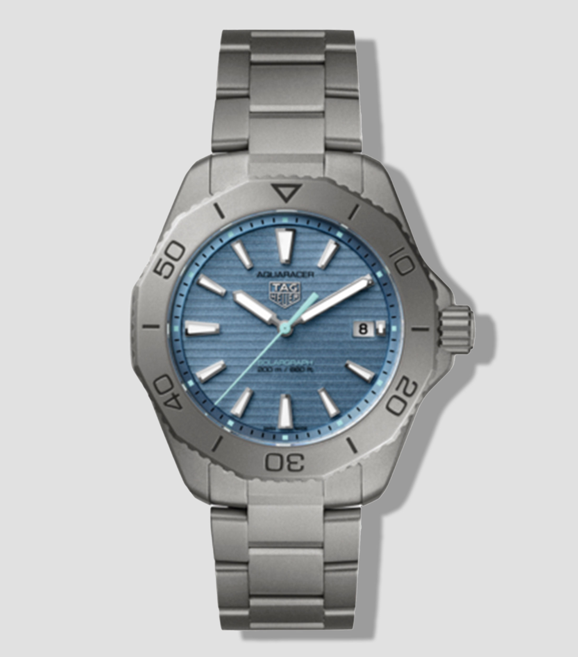 Reloj unisex Aquaracer casual Titanio, Azul