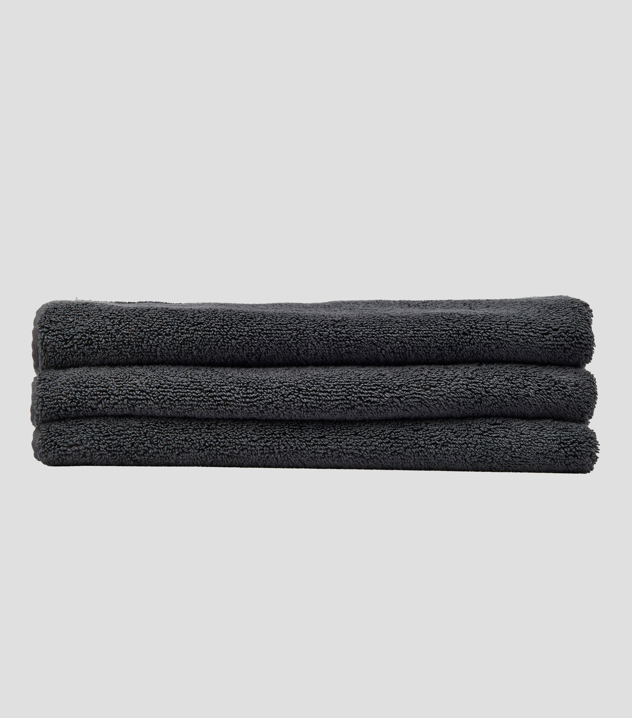 Toalla de Medio Baño Natural Loft Gris Oscuro