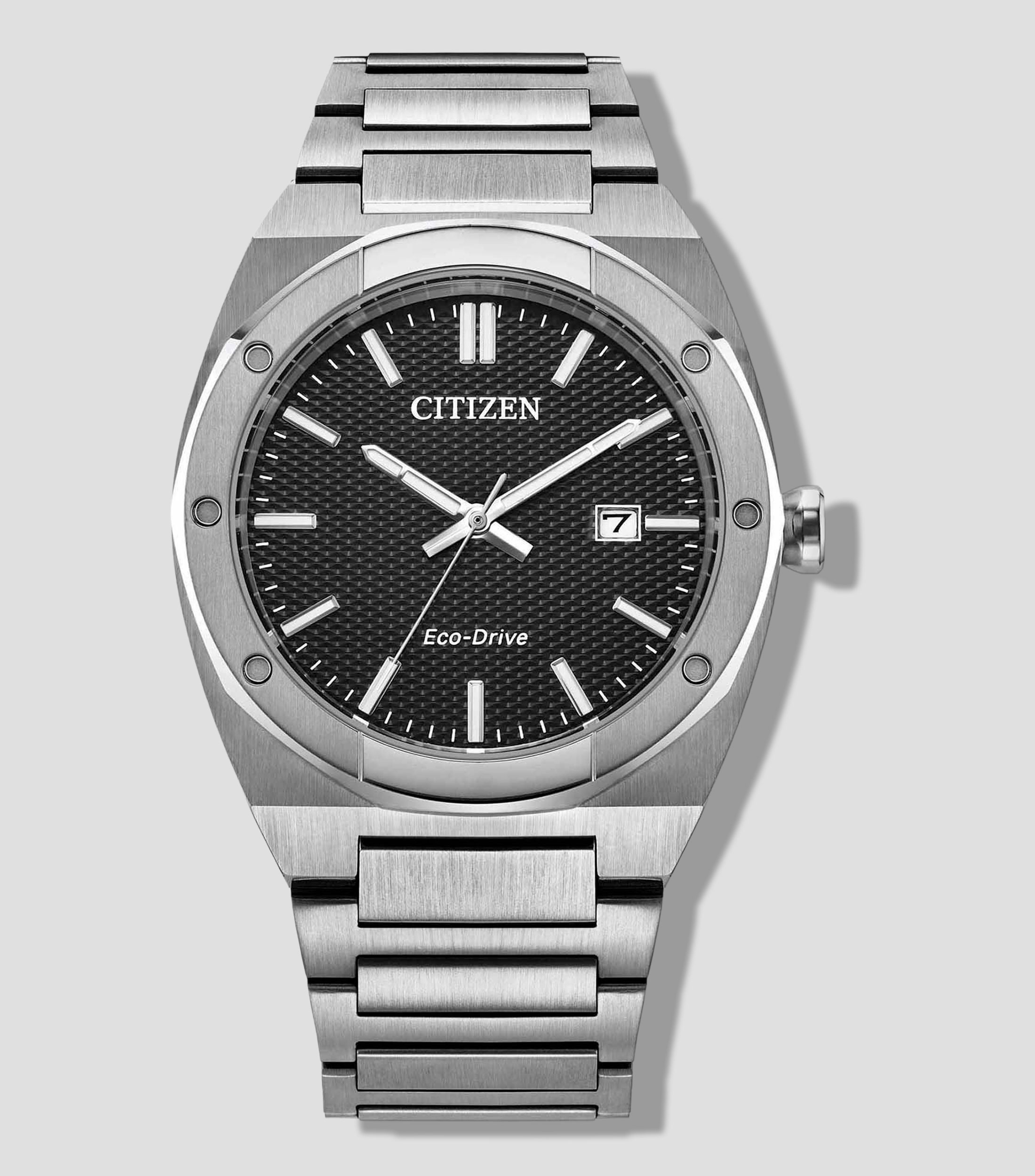 Reloj para Hombre Sport Luxury Integrated casual plateado, negro