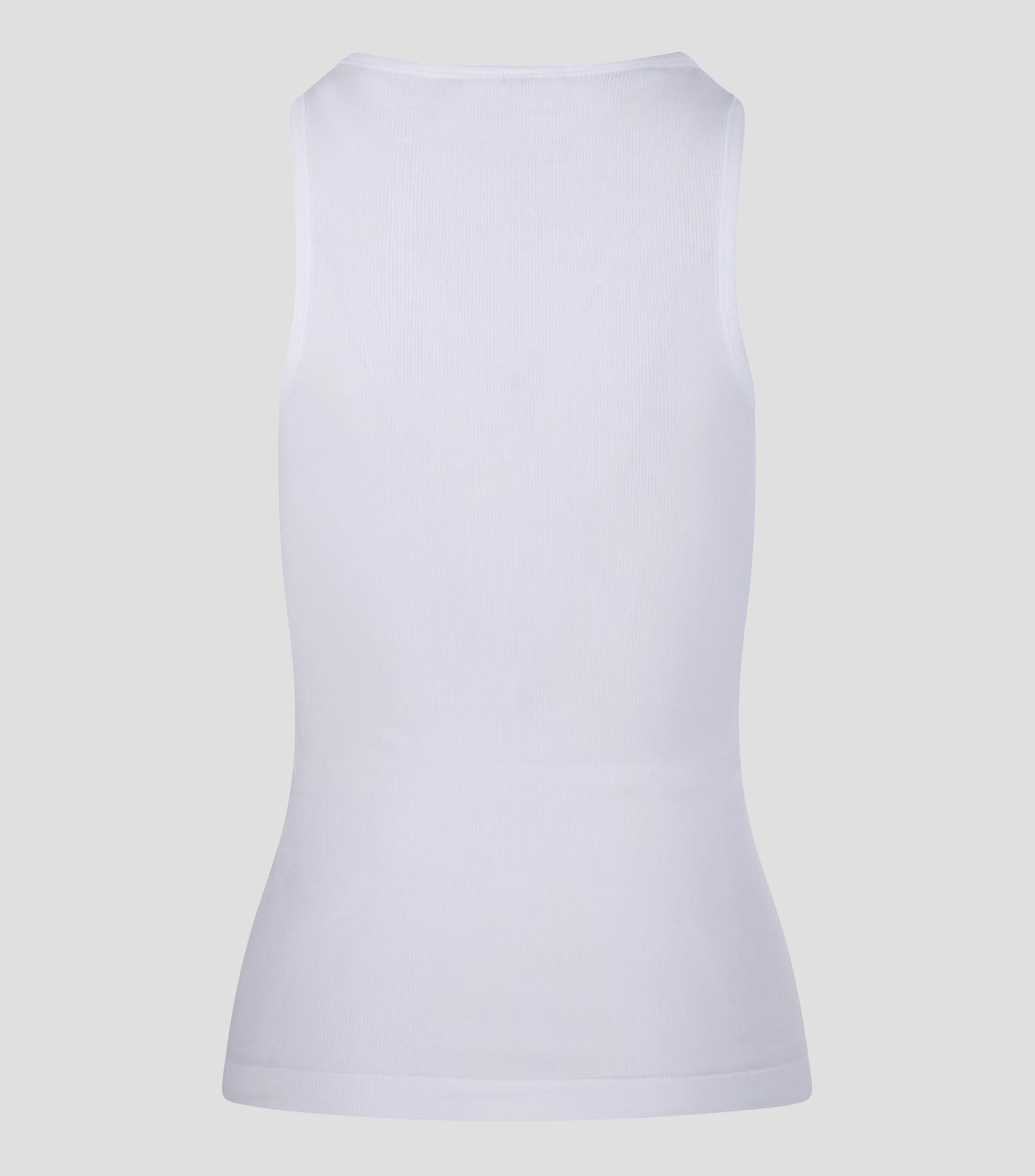 Playera de cuello redondo sin mangas lisa Mujer
