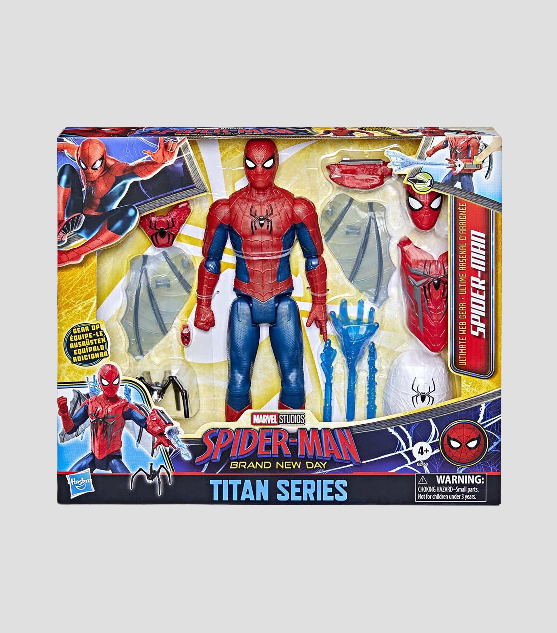 Figura de acción Spider-Man Brand New Day Titan Series Equipo Arácnido Supremo Spider-Man