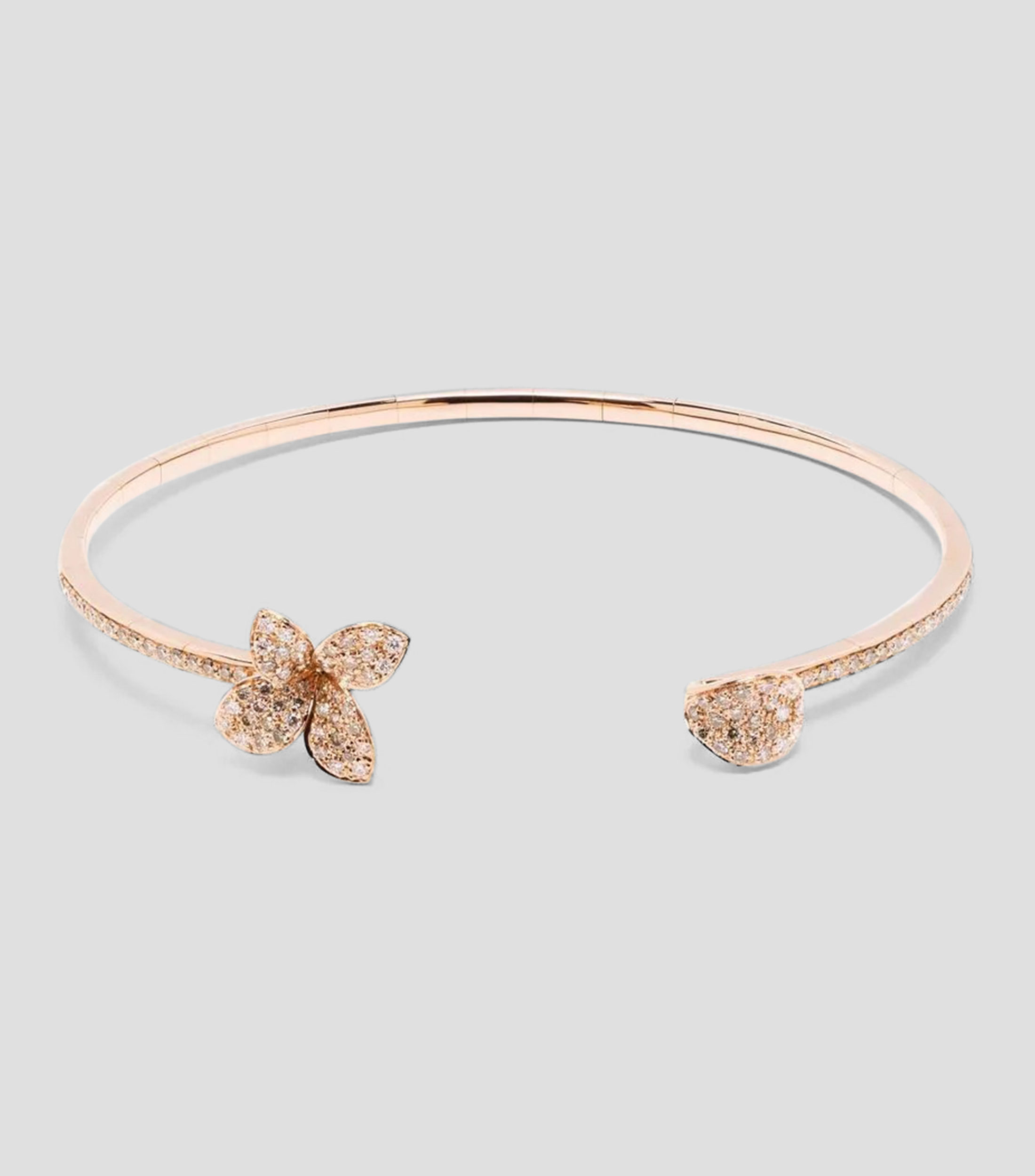 Pulsera con Flor e Incrustaciones Mujer