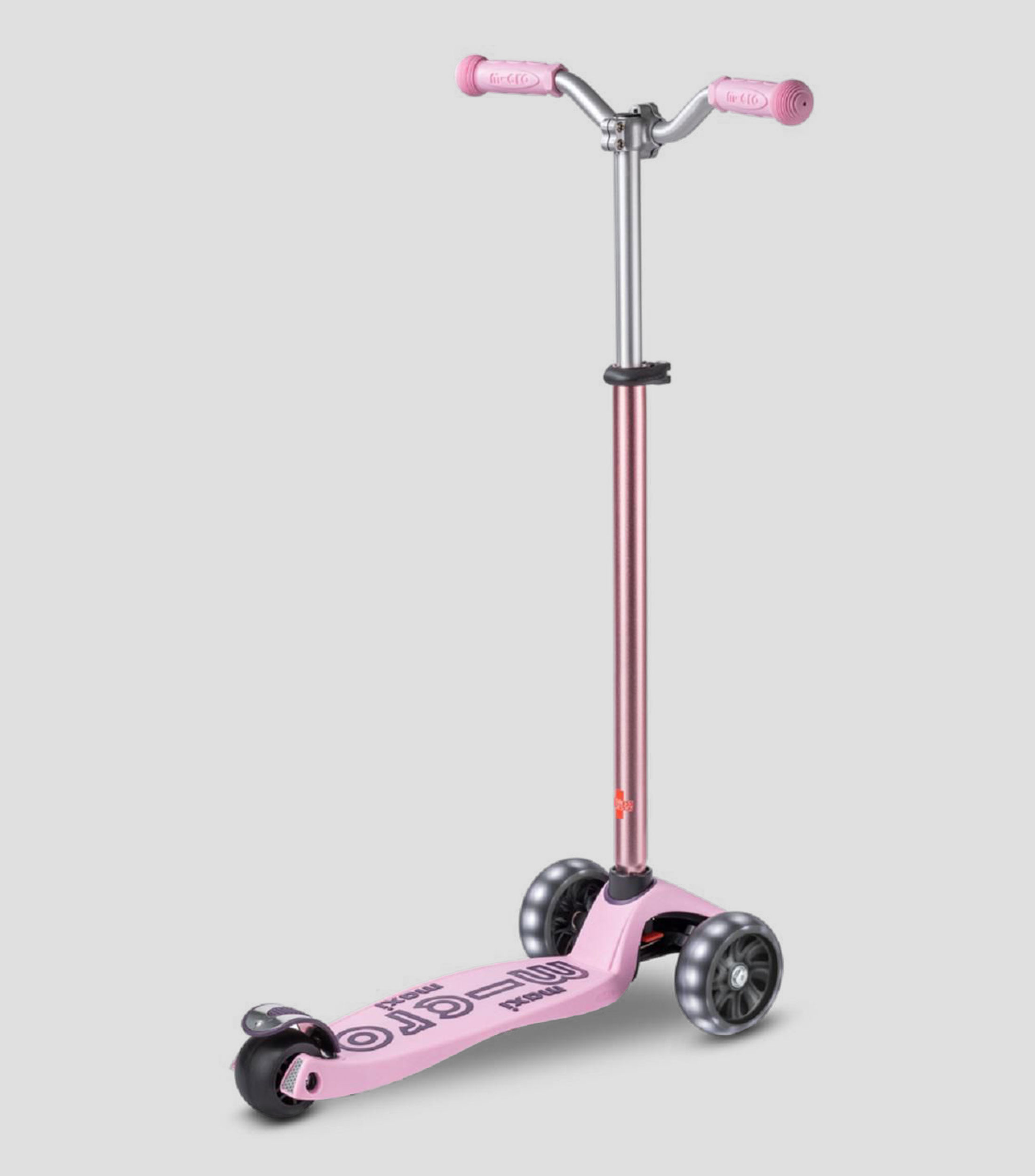 Scooter Maxi Micro Deluxe Pro LED Rose