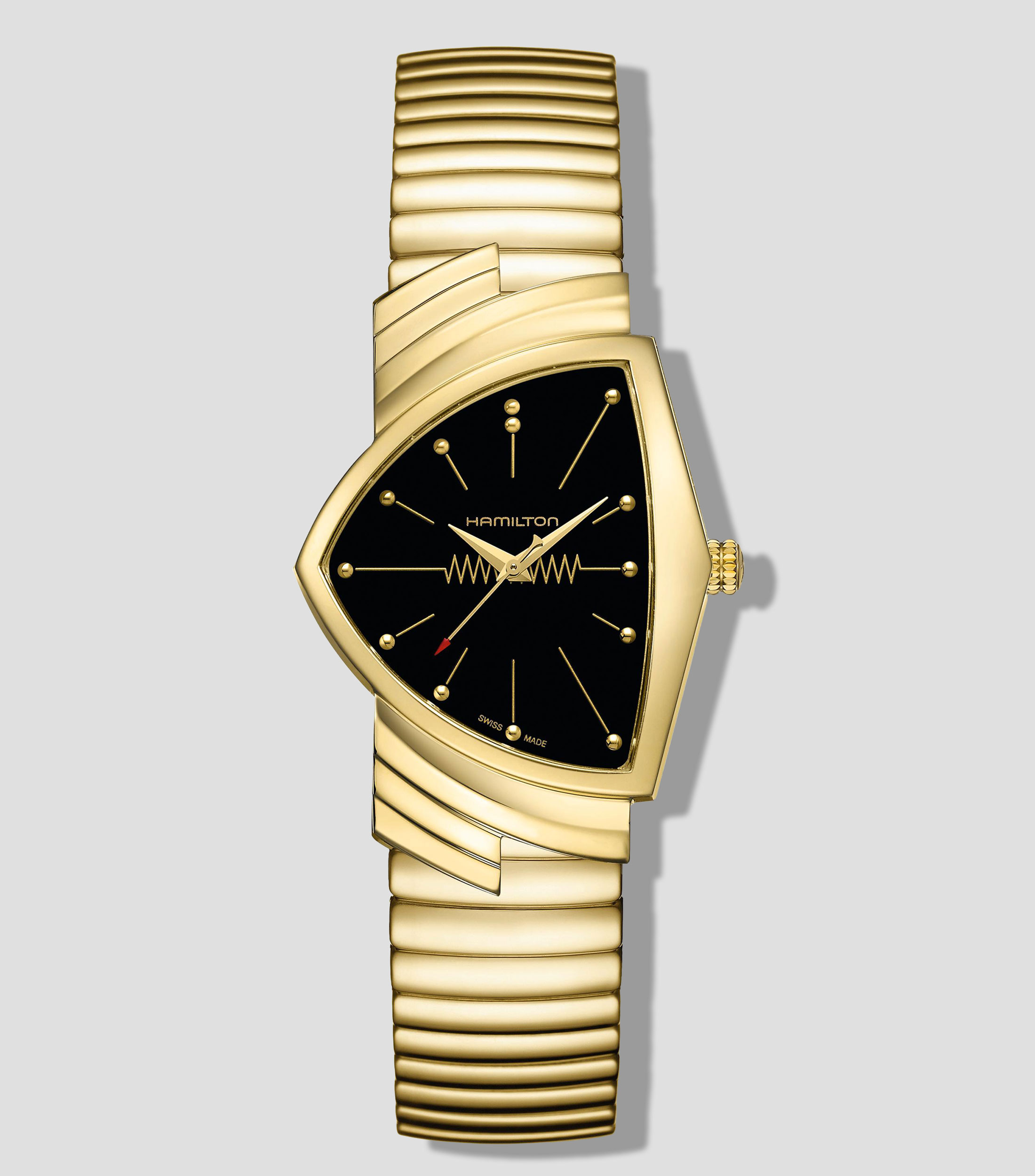 Reloj Unisex Ventura Casual Dorado, Negro