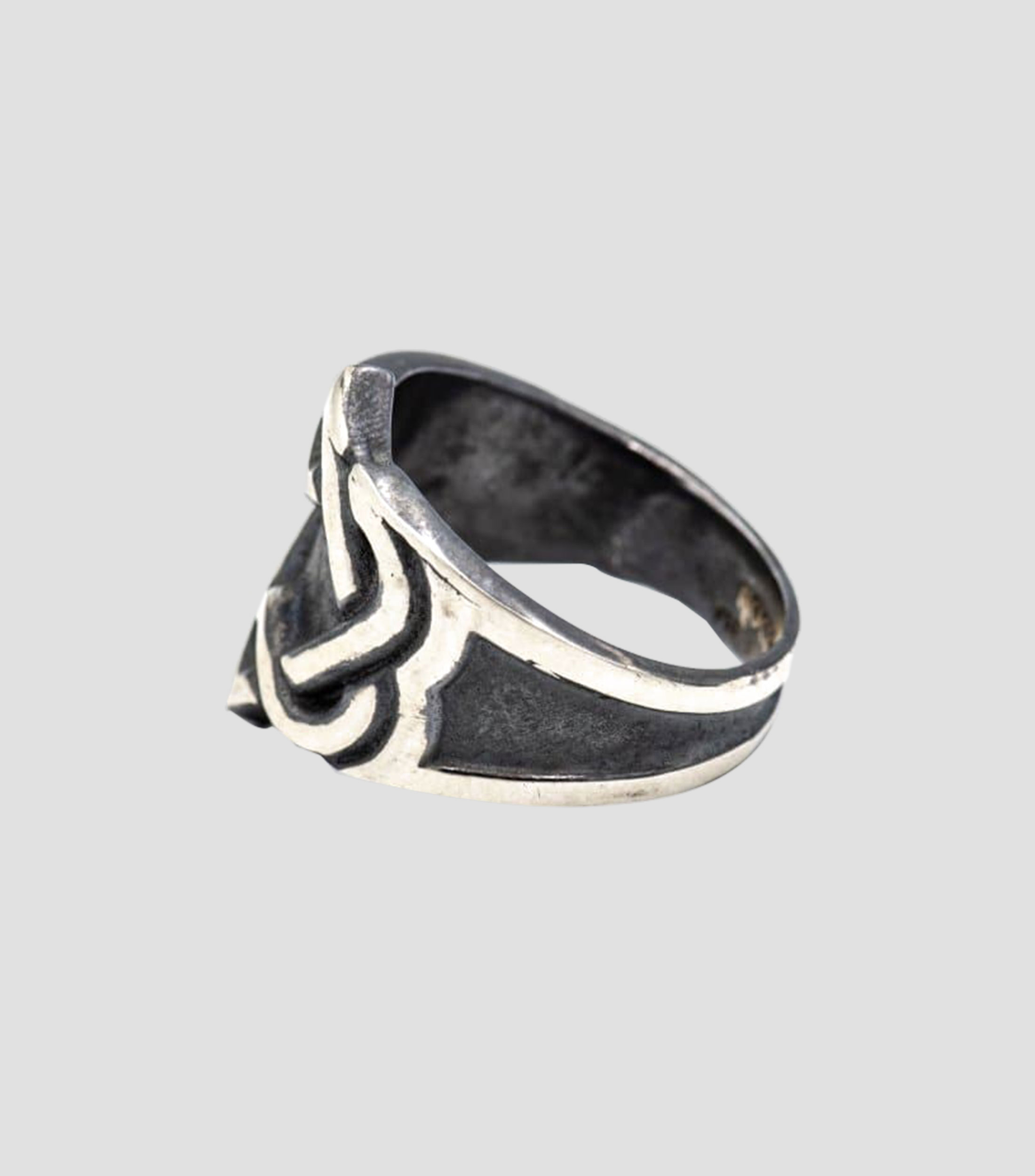 Anillo en plata .925 Big Unified Hearts Infinity Hombre Talla 10