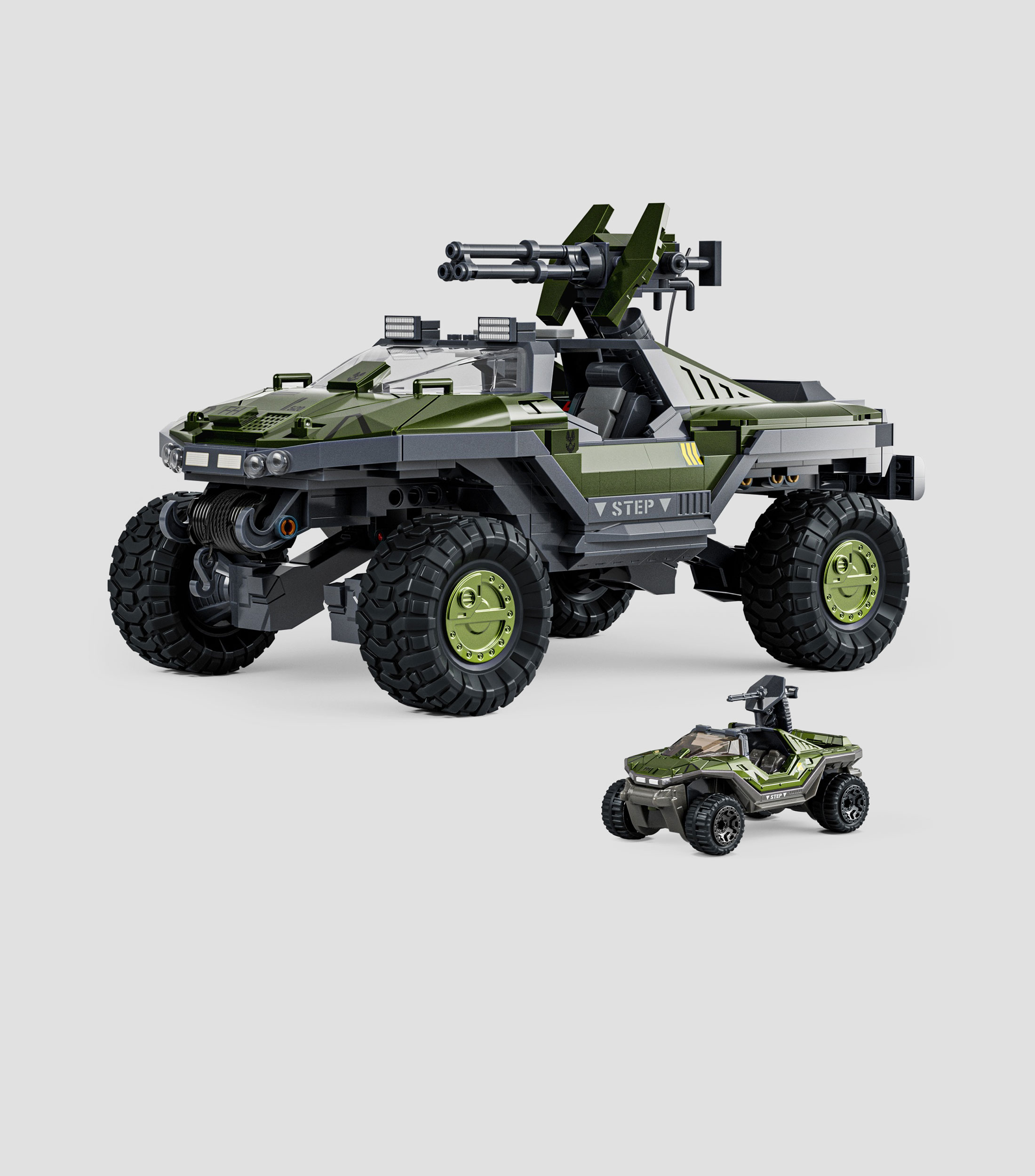 Set de Construcción Vehículo Halo UNSC M12 Warthog