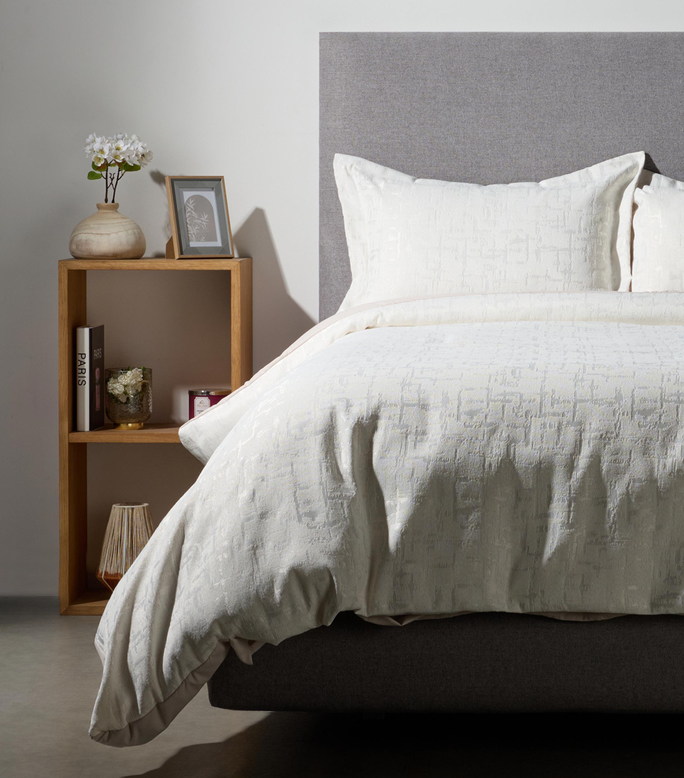 Funda para Duvet King Size Beige