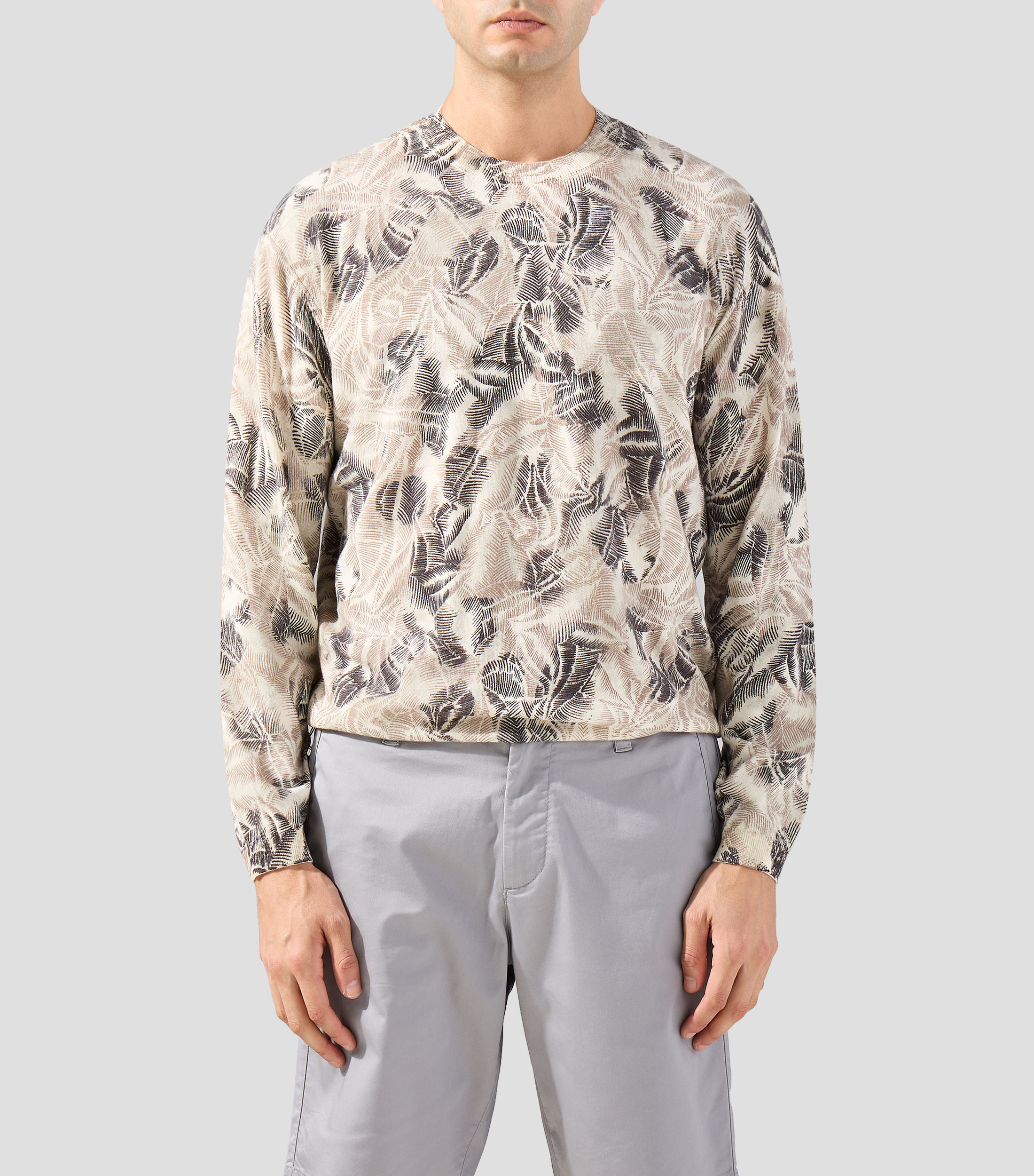 Suéter cuello redondo Hombre
