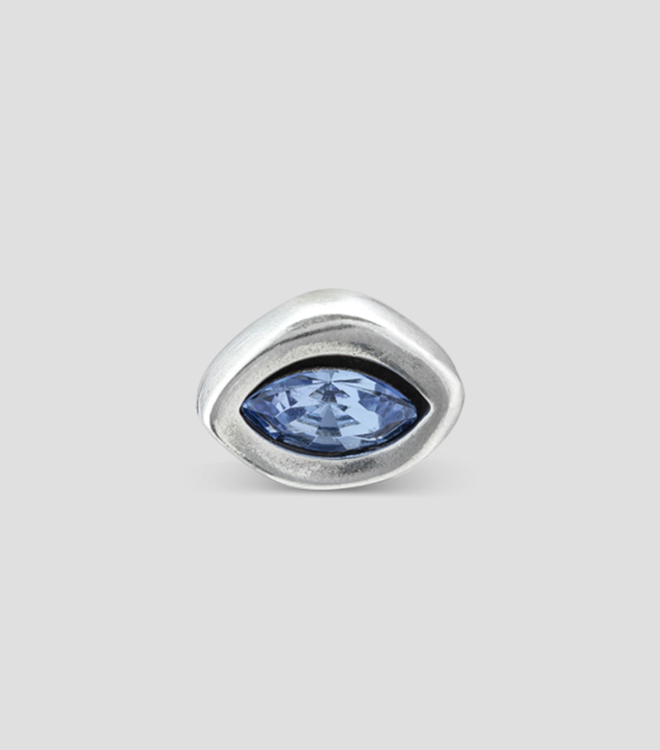Arete en forma de ojo con cristal Mujer