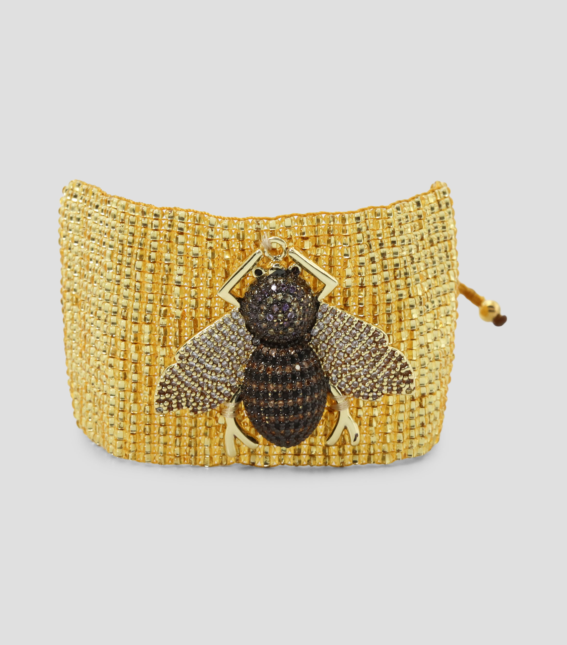 Brazalete Tejido con Dije Mujer
