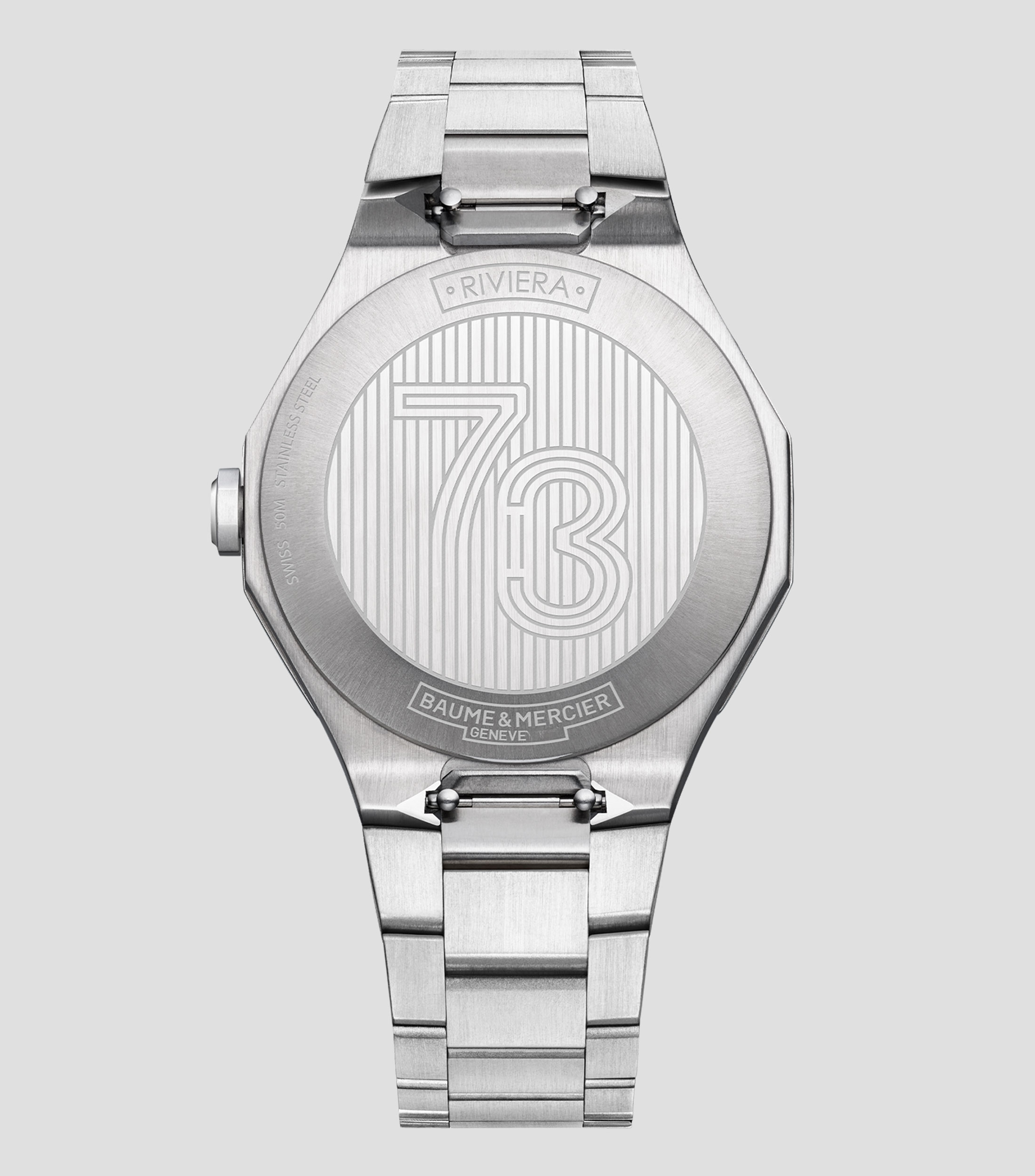 Reloj para Hombre Riviera casual plateado