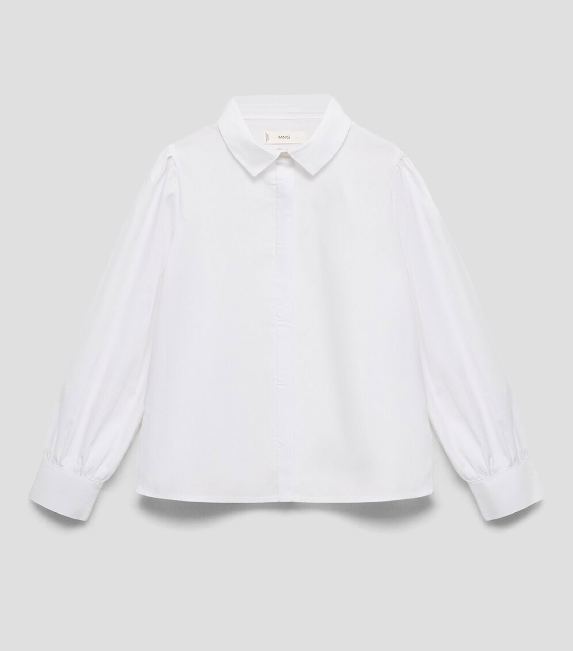 Camisa lisa manga larga Niña