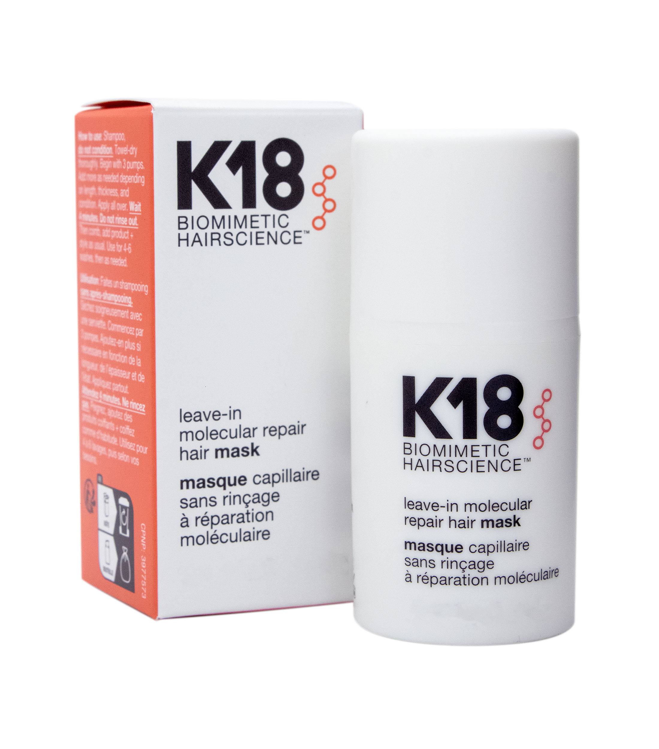 Mascarilla para cabello Leave-in Molecular Repair, 15 ml