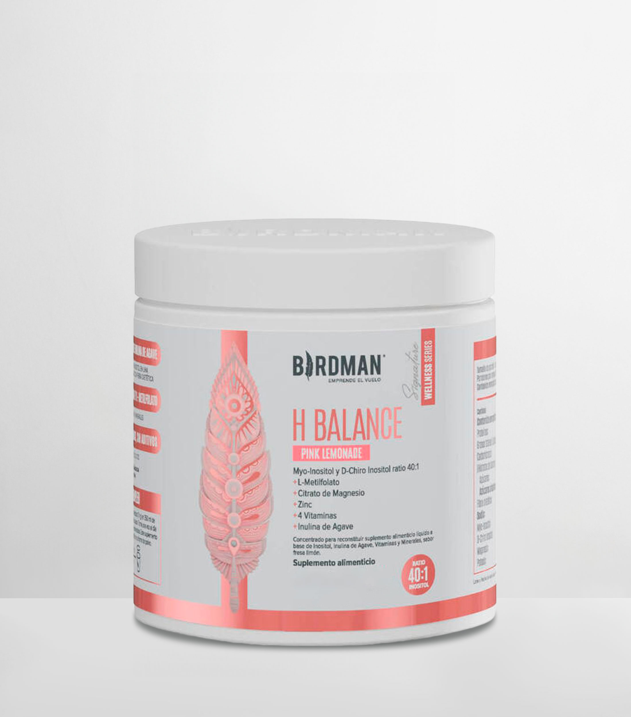 Suplemento alimenticio H-Balance - Pink Lemonade, 222 g